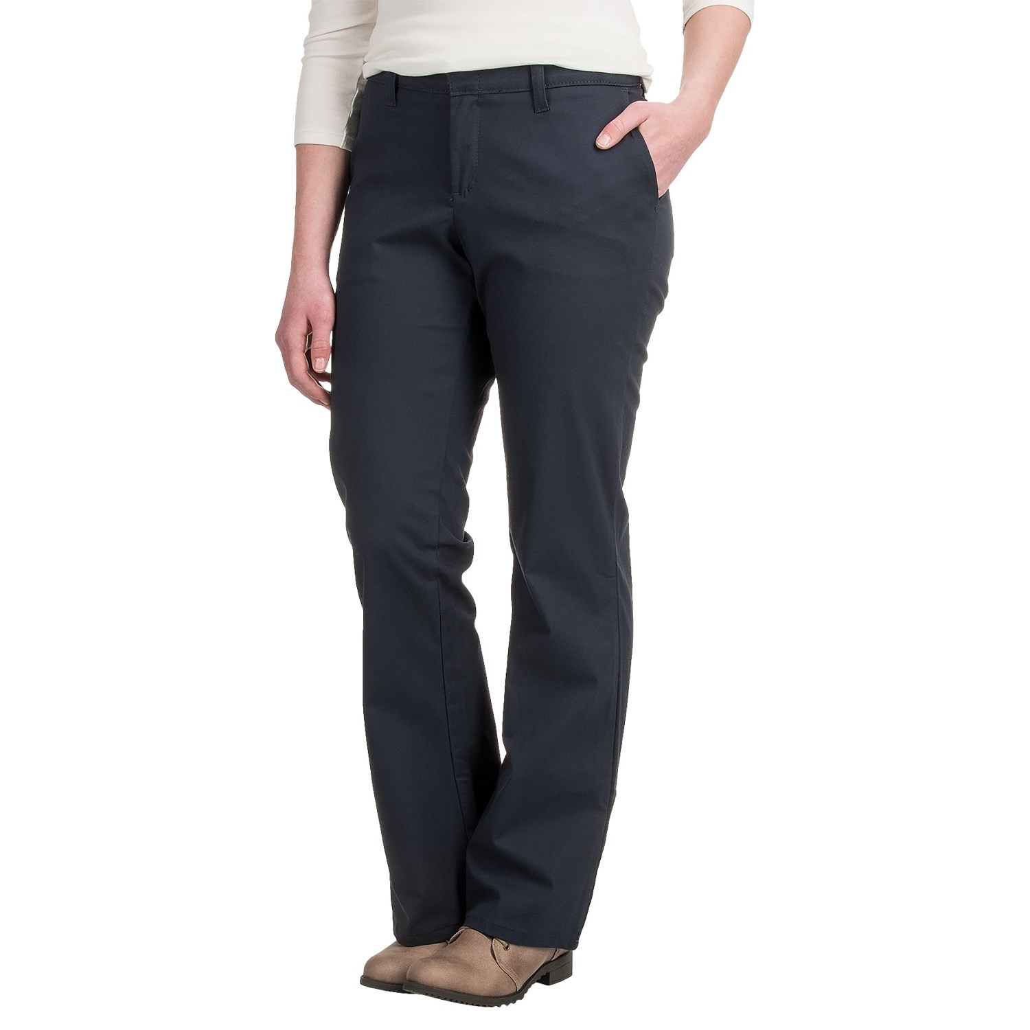 Dickies Stretch-Twill Pants - Slim Fit, Bootcut (For Women)