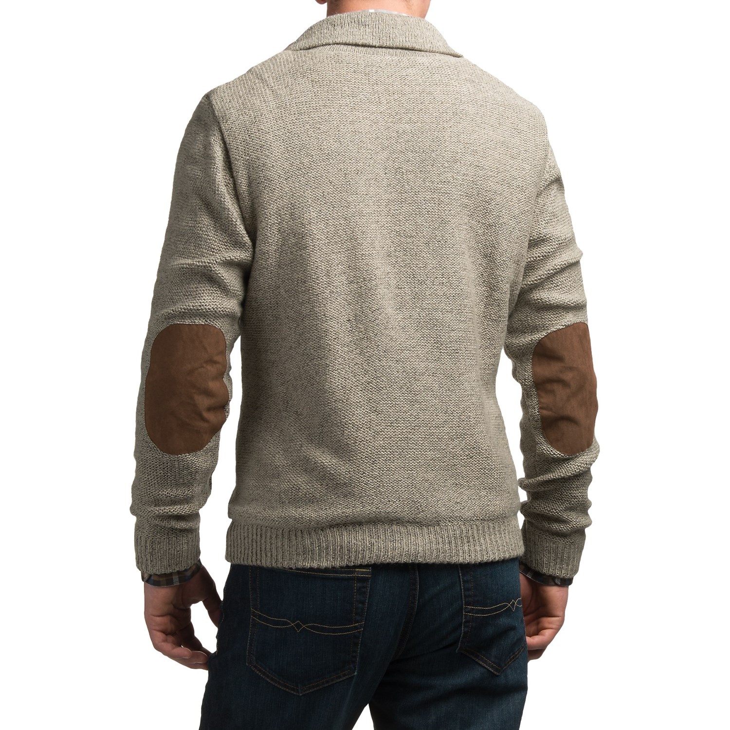 Weatherproof Berber-Lined Cardigan Sweater (For Men)