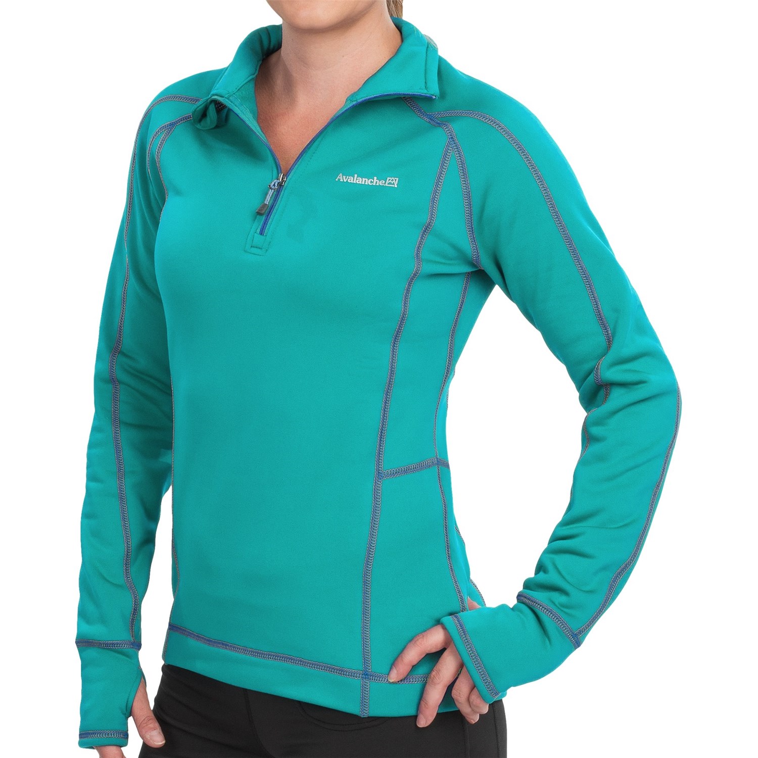 Avalanche Wear Fleece Mogul Shirt - Zip Neck, Long Sleeve (For Women)