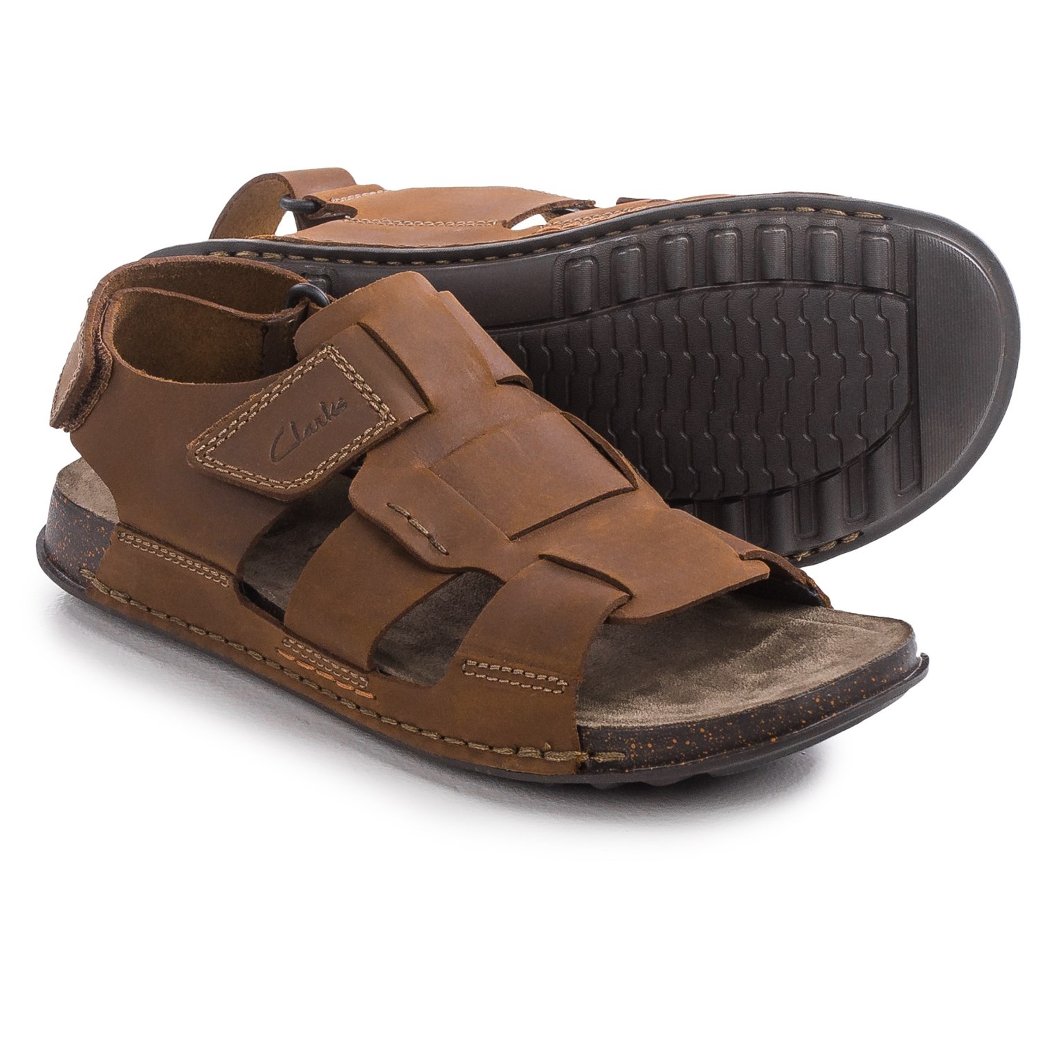 Clarks Keften Cove Sandals - Leather (For Men)