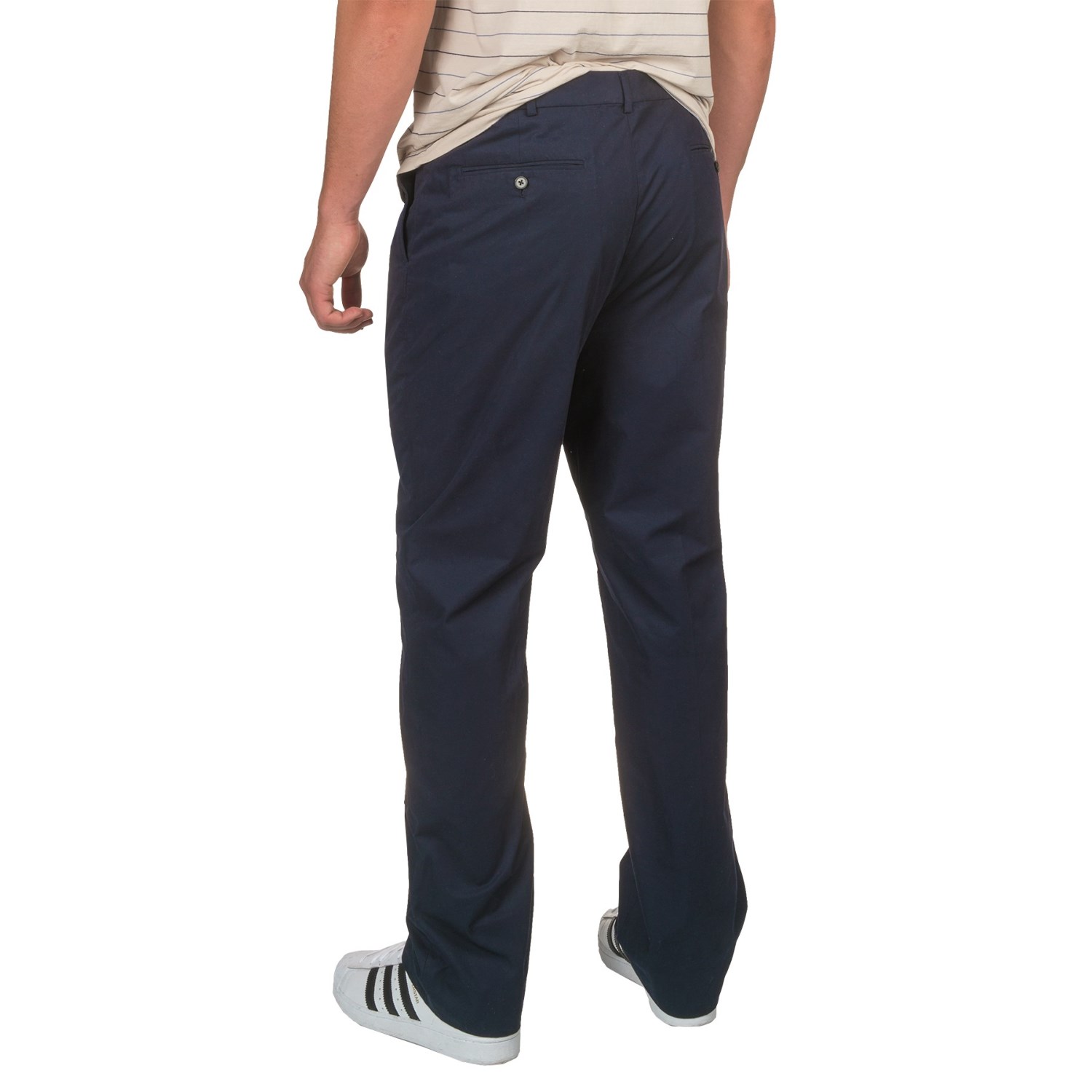 Poplin Pants - Pleated Front (For Men)