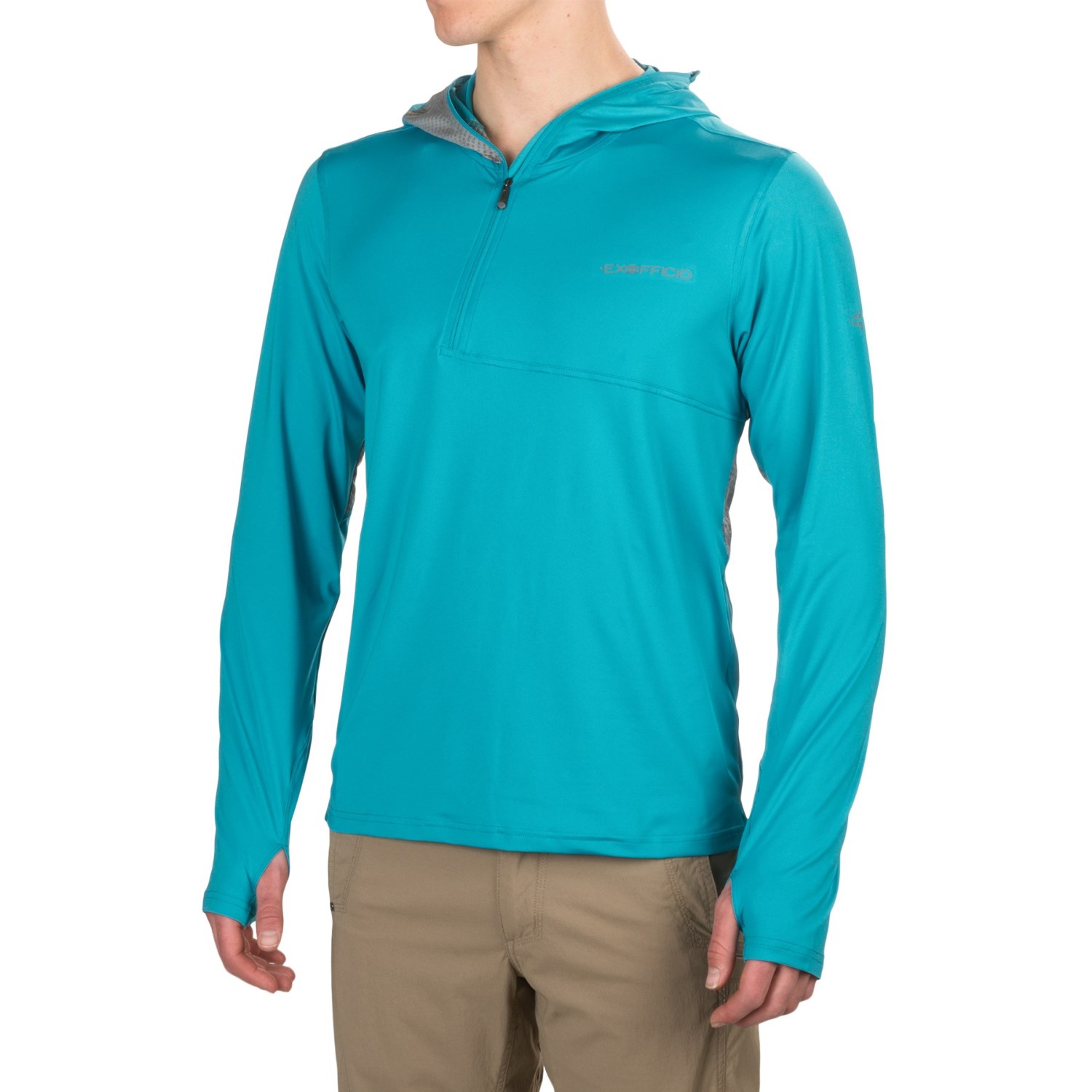 ExOfficio Sol Cool Ultimate Hoodie - UPF 50+, Zip Neck (For Men)