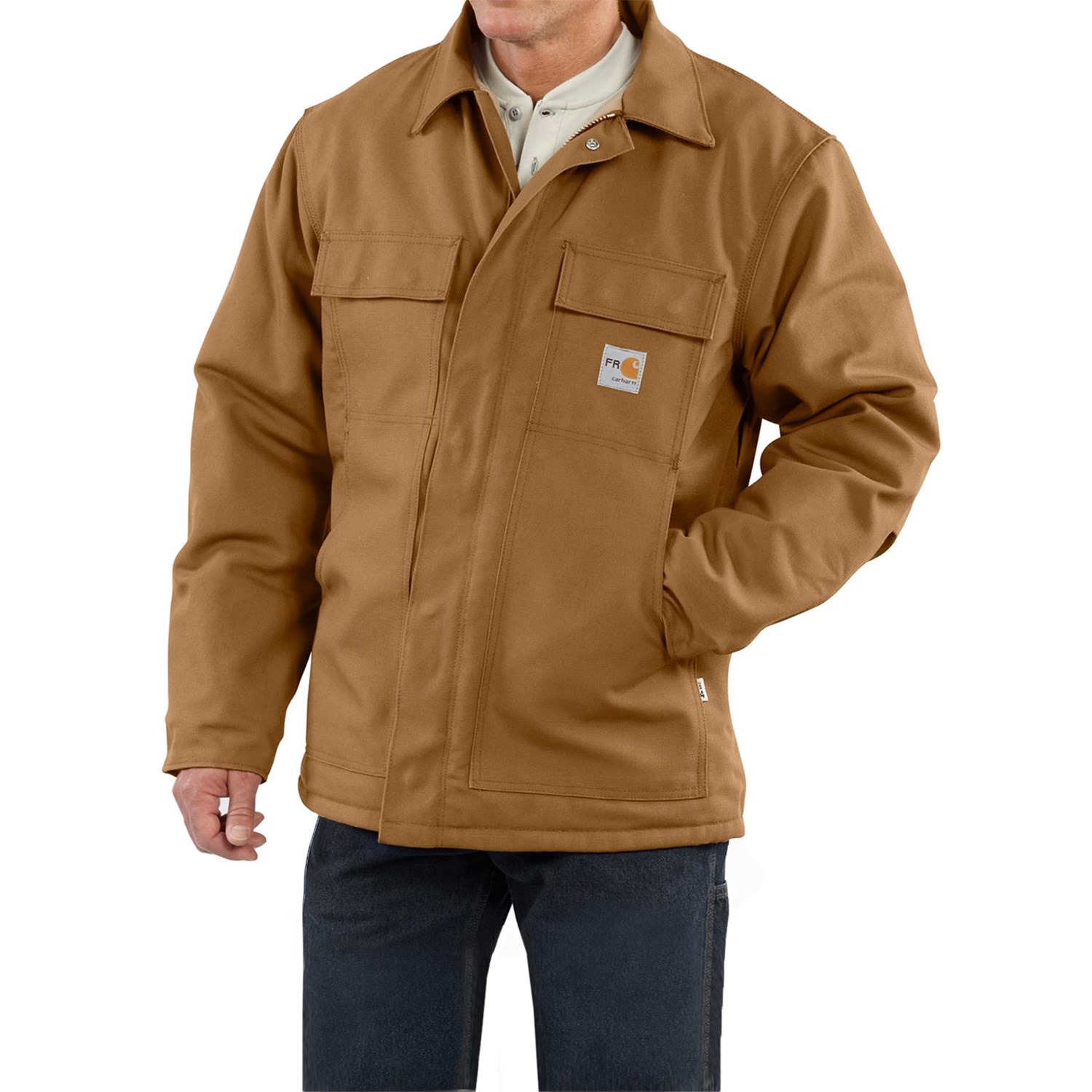 Carhartt Flame-Resistant Duck Traditional Coat - Quilt-Lined, Factory Seconds (For Big and Tall Men)