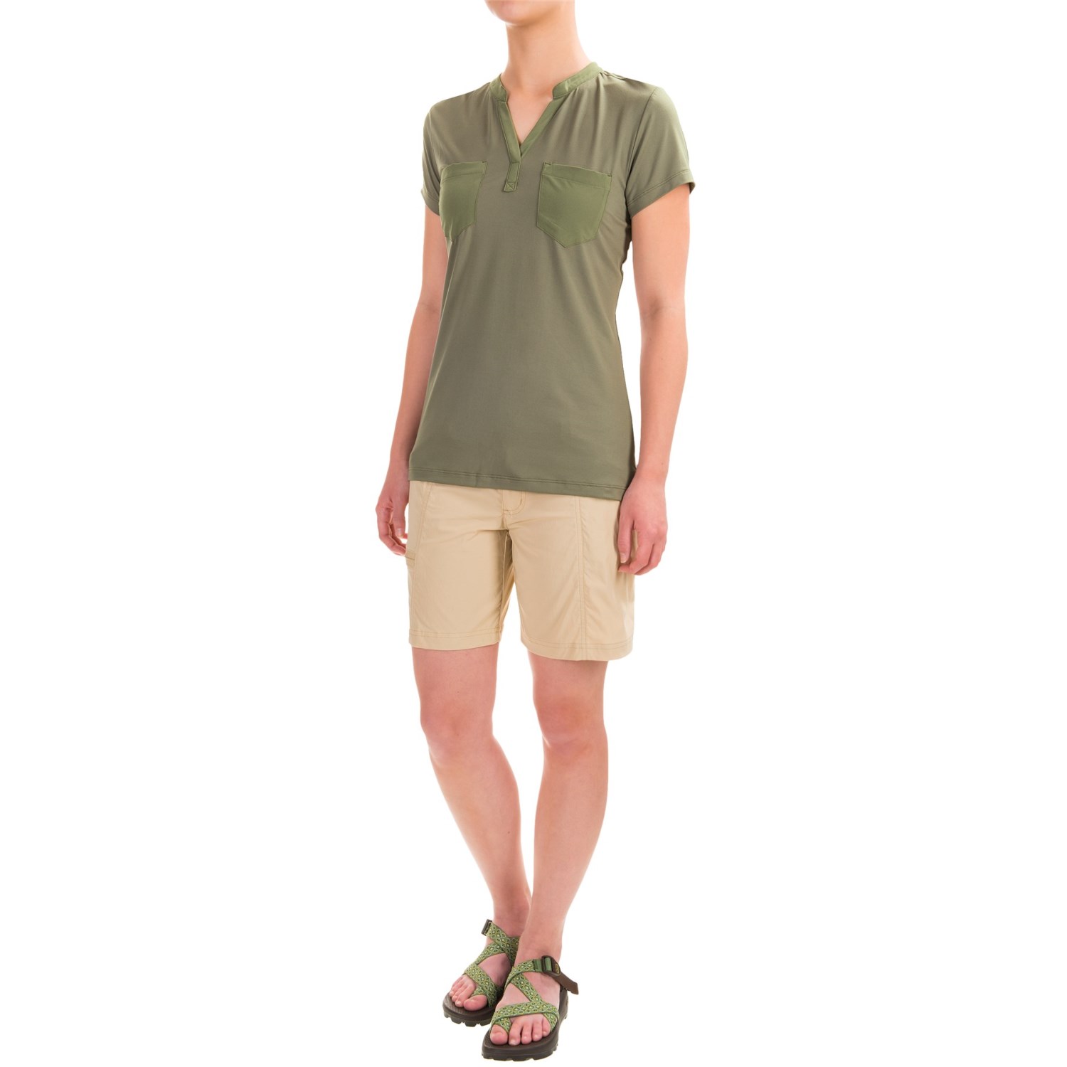 ExOfficio Wanderlux Henley Shirt - UPF 30, Short Sleeve (For Women)