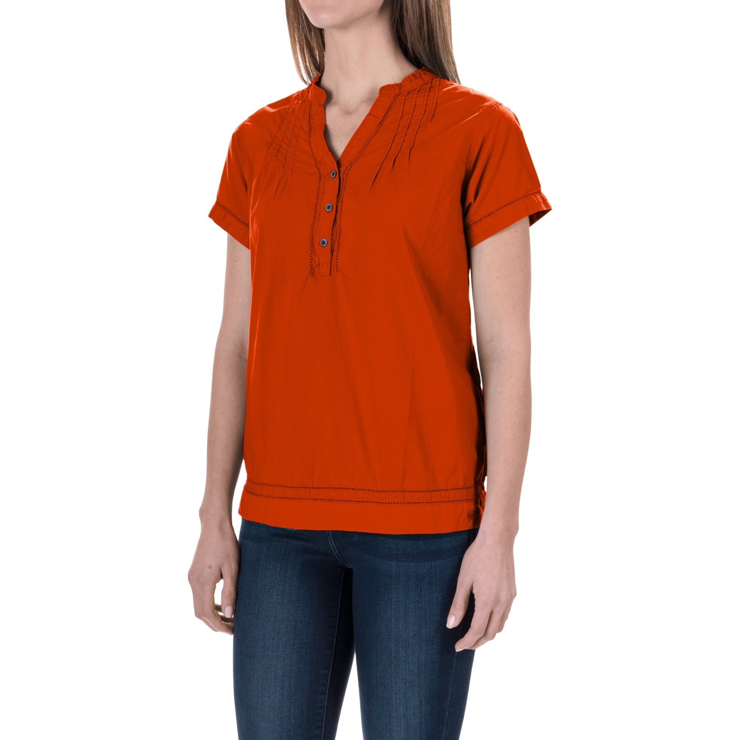 Woolrich Bells Mills Tunic Shirt - Short Sleeve (For Women)