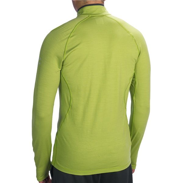 Icebreaker GT200 Sprint Zip Neck Base Layer Top - Lightweight, Merino Wool, Long Sleeve (For Men)