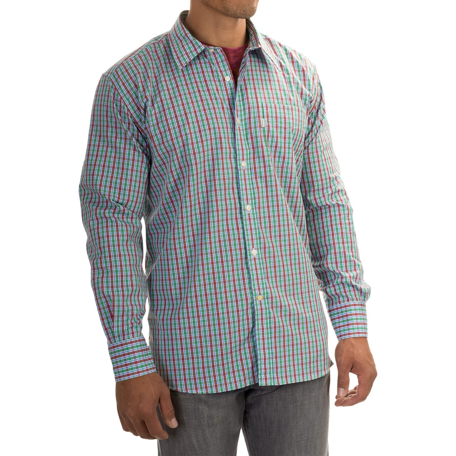 Barbour Corbridge Cotton Shirt - Button Front, Long Sleeve (For Men)