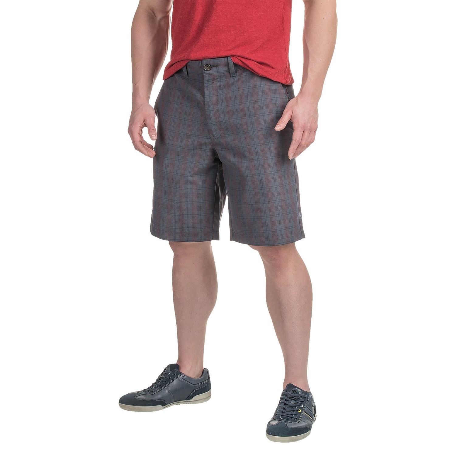 Four-Pocket Polyester Shorts (For Men)