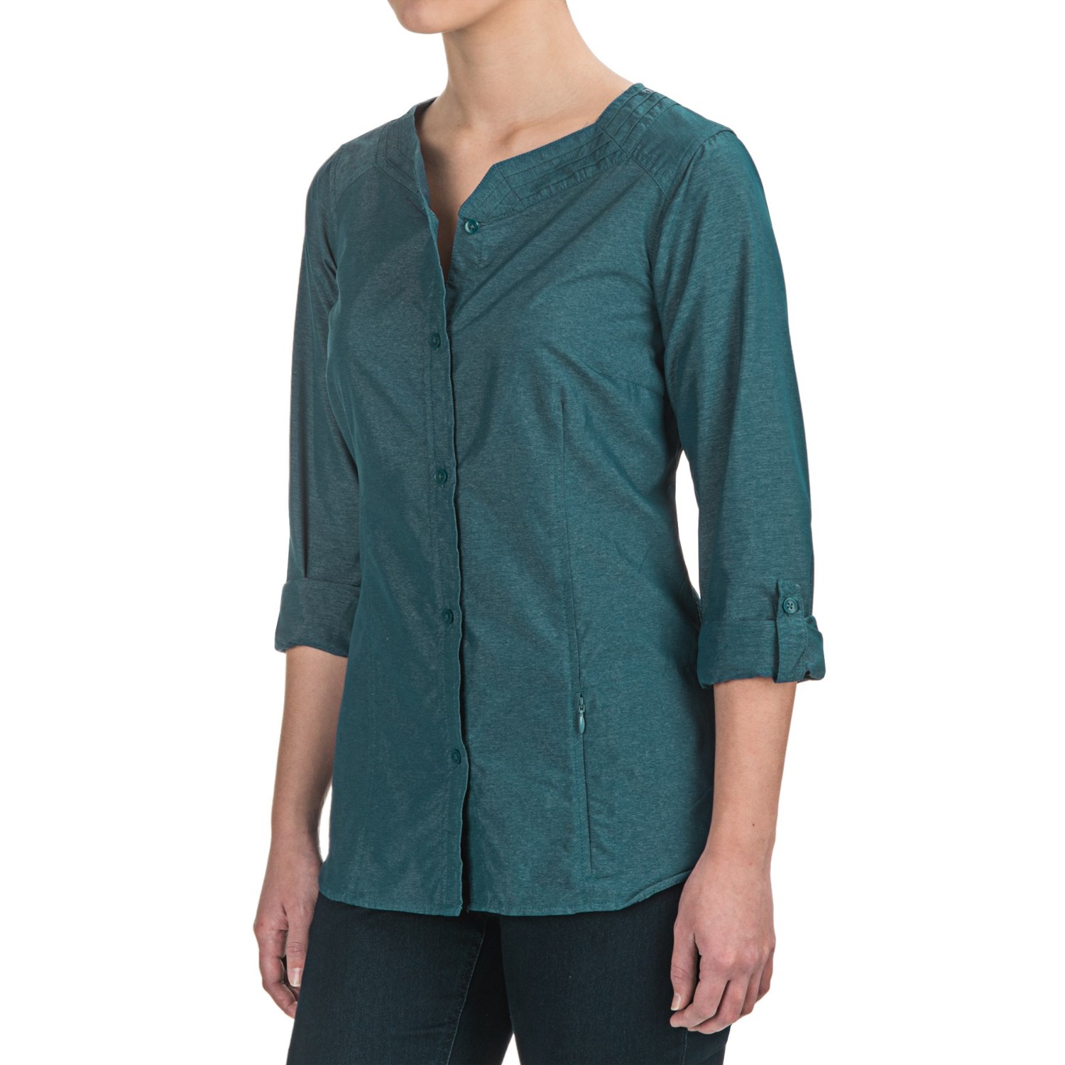 ExOfficio Dryflylite Blouse - UPF 30+, Long Sleeve (For Women)