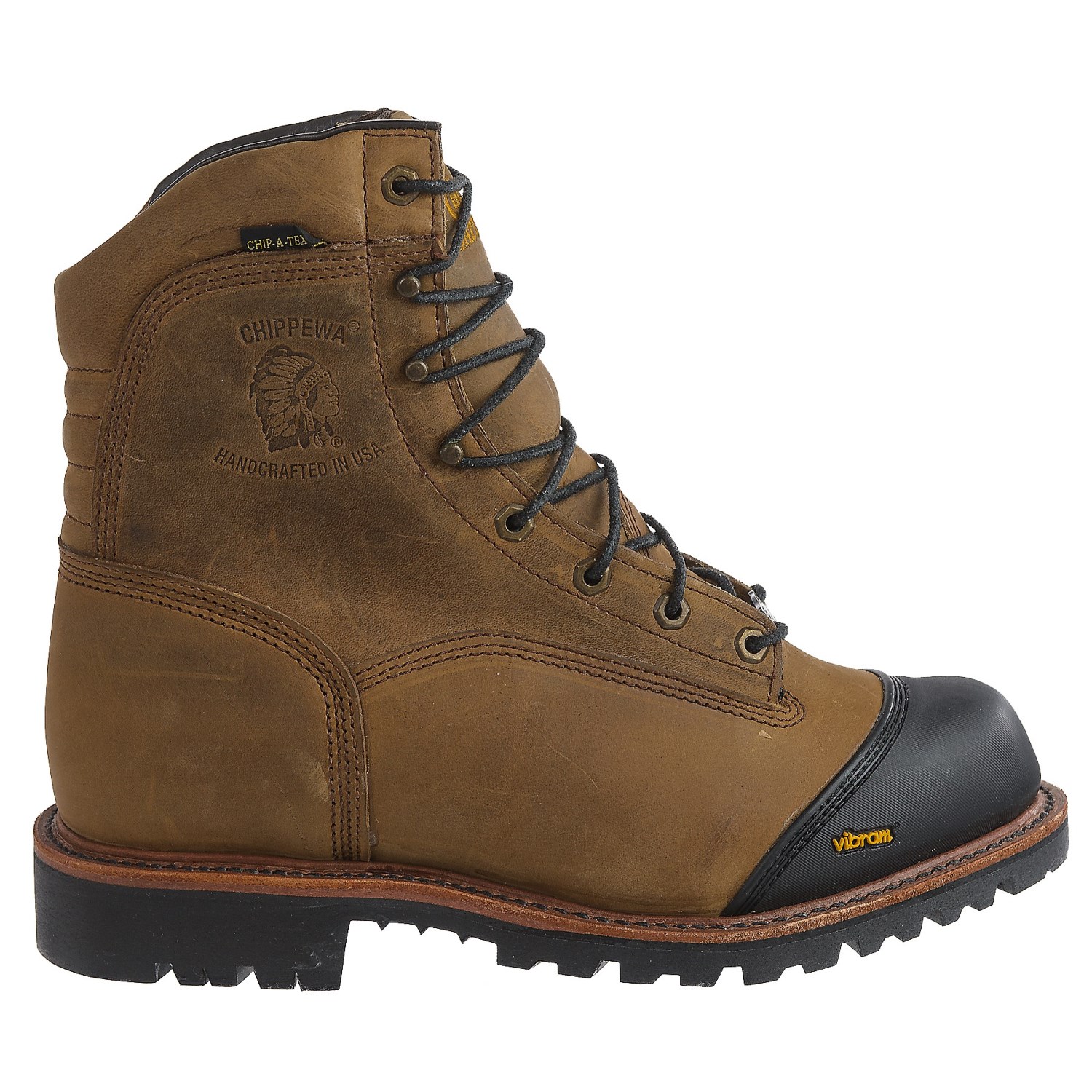 Chippewa Apache Work Boots - Waterproof, 8” (For Men)