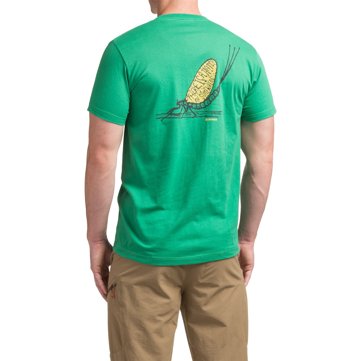 Simms Hatch T-Shirt - Cotton, Short Sleeve (For Men)