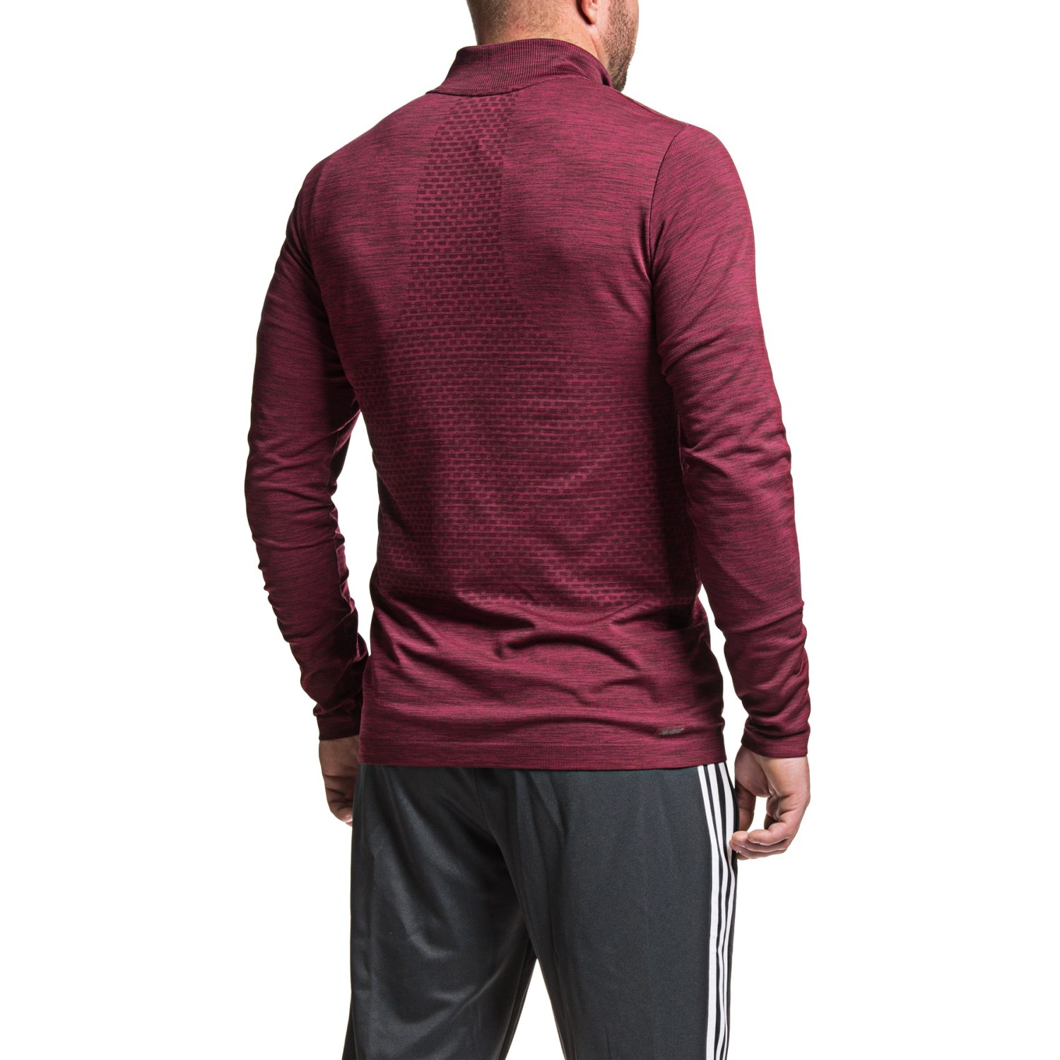 New Balance M4M Seamless Shirt - Zip Neck, Long Sleeve (For Men)
