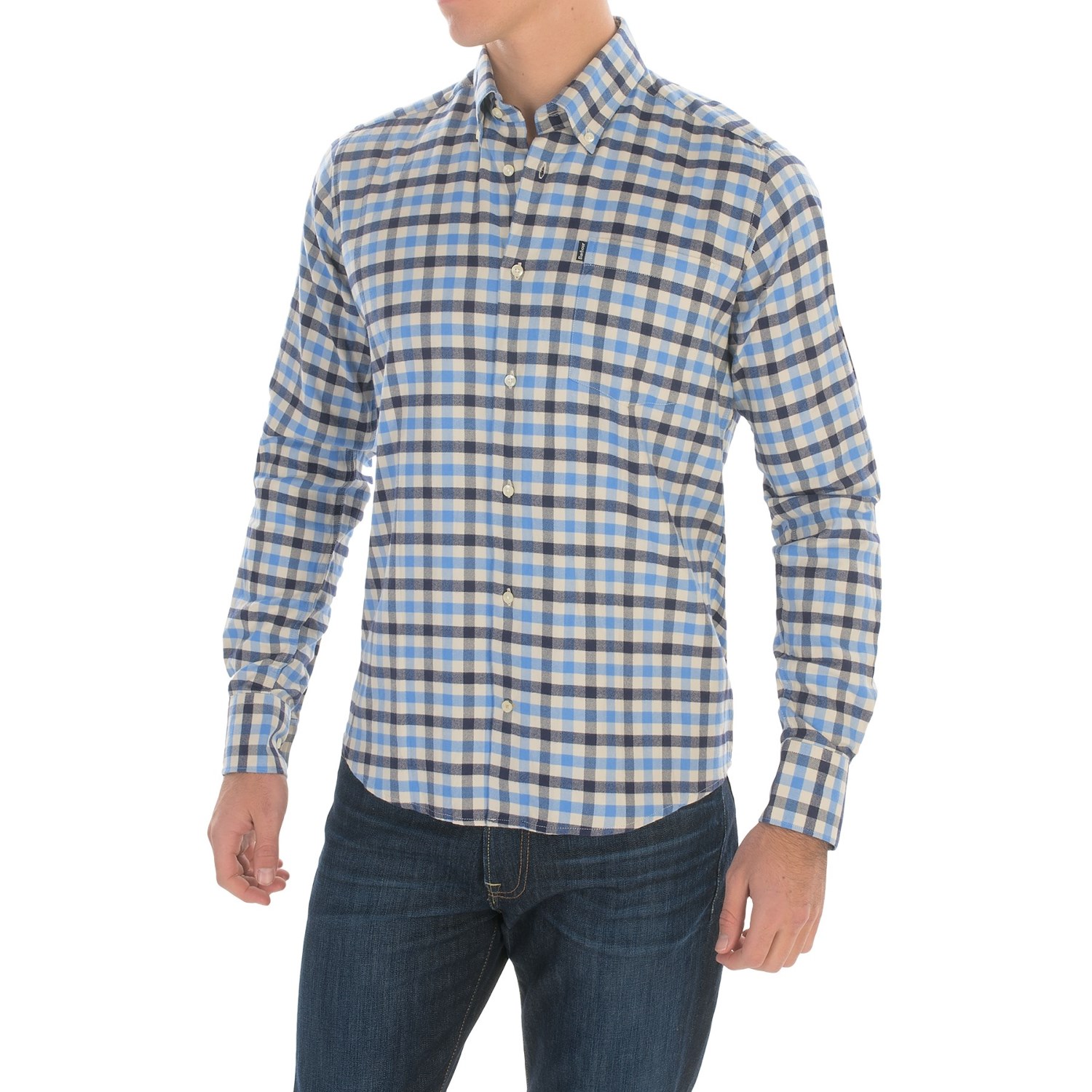 Barbour Moss Cotton Shirt - Long Sleeve (For Men)