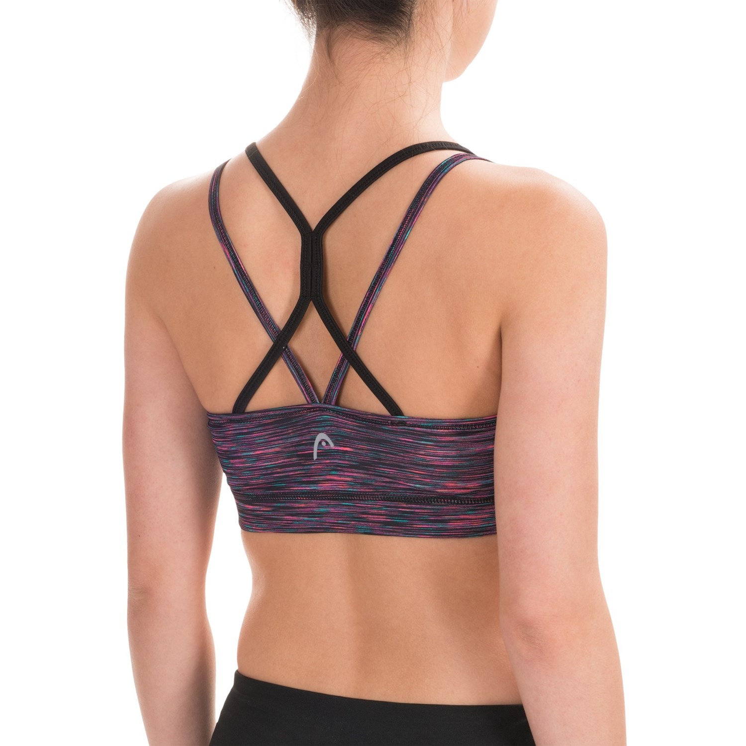 Head Neko Space-Dyed Sports Bra - Removable Cups, Medium Impact (For Women)