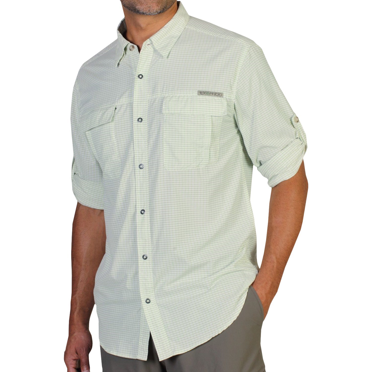 ExOfficio BugsAway® Halo Check Shirt - UPF 30+, Long Sleeve (For Men)