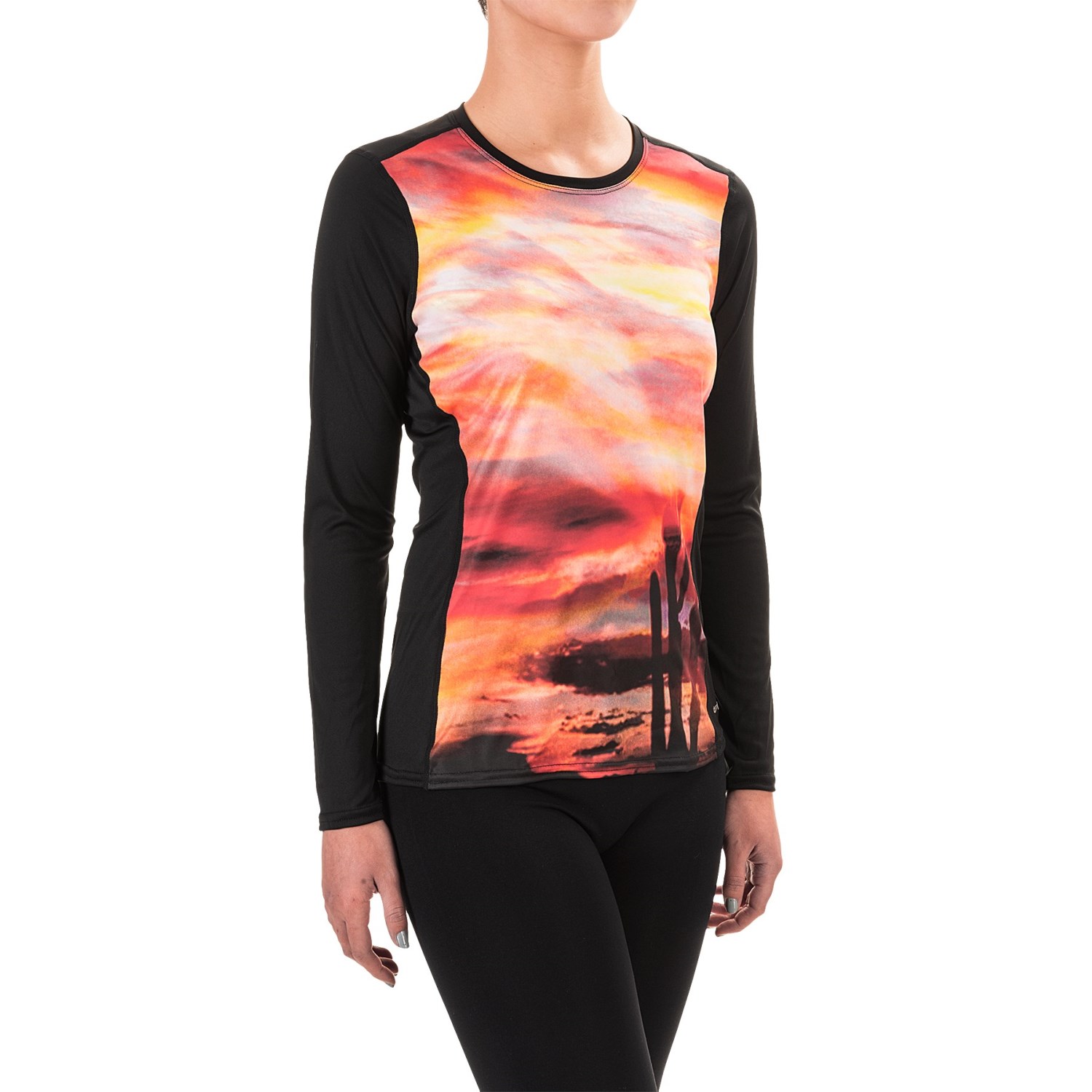 Hot Chillys Peachskins Print Base Layer Top - Midweight, Long Sleeve (For Women)