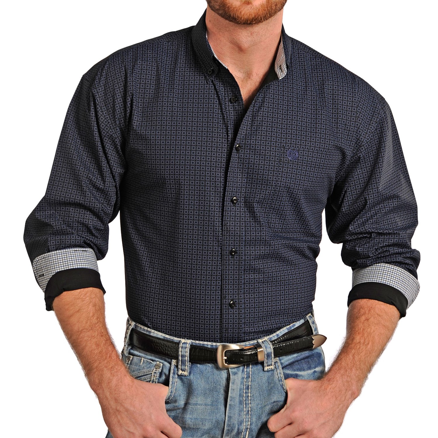 Panhandle Select Poplin Print Shirt - Long Sleeve (For Men)