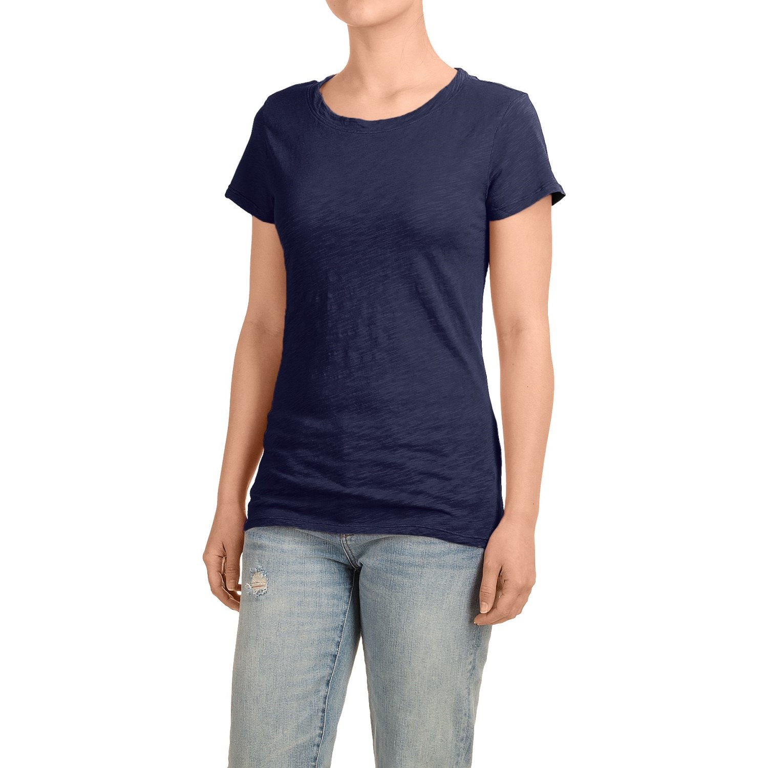 dylan Soft Slub T-Shirt - Short Sleeve (For Women)