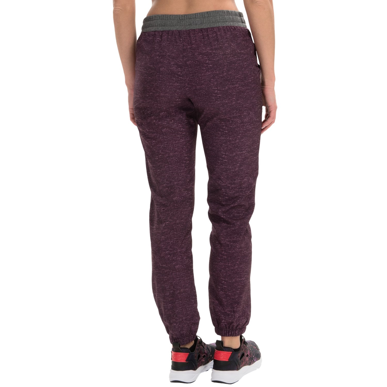 RBX Heathered Stretch-Woven Joggers (For Women)