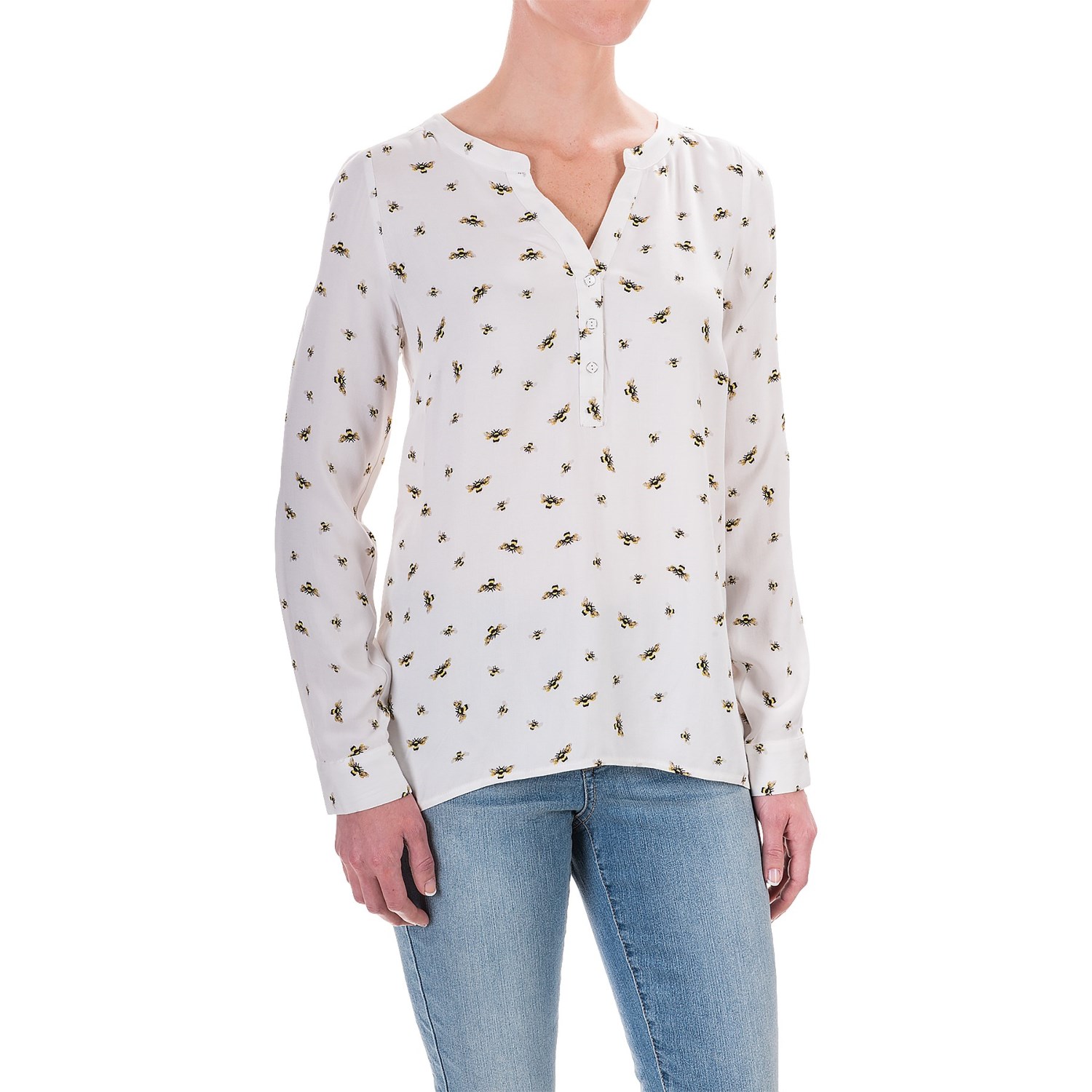 G.H. Bass & Co. Print Rayon Shirt - Long Sleeve (For Women)