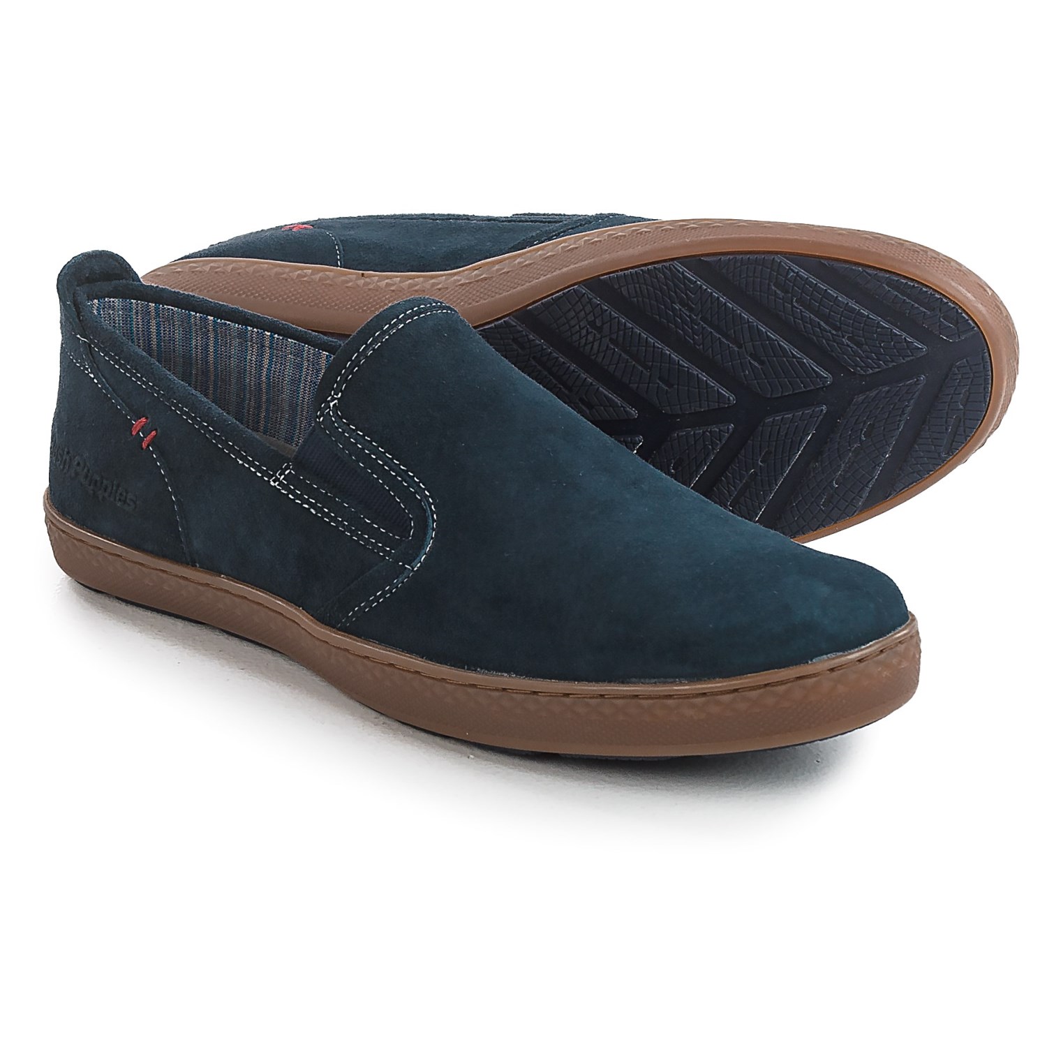 Hush Puppies Goal Roadcrew Shoes - Suede, Slip-Ons (For Men)