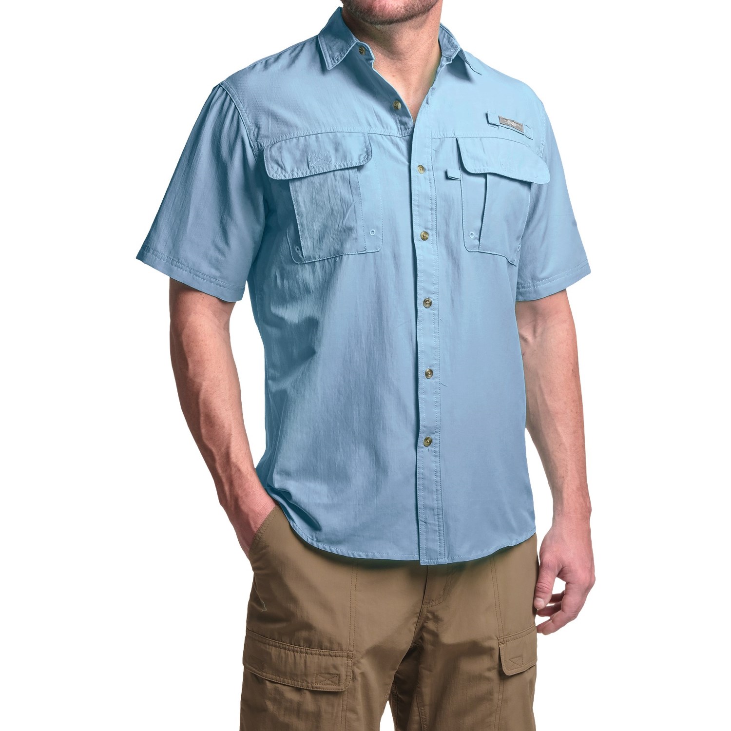 G.H. Bass & Co. Explorer Solid Shirt - UPF 40, Short Sleeve (For Men)