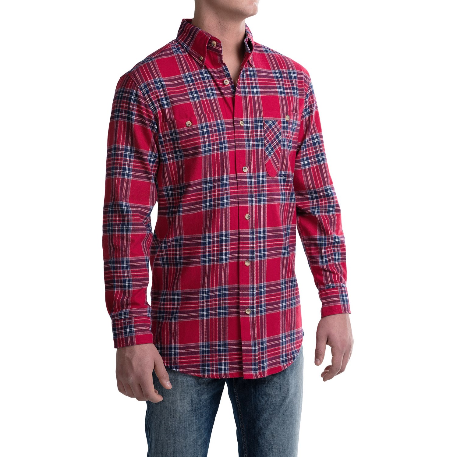 Backpacker Yarn-Dyed Flannel Shirt - Long Sleeve (For Men)