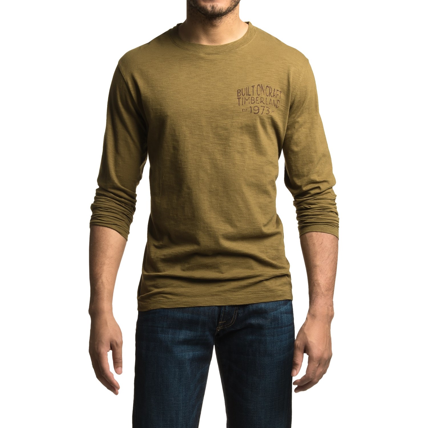 Timberland Built On Craft T-Shirt - Organic Cotton, Long Sleeve (For Men)