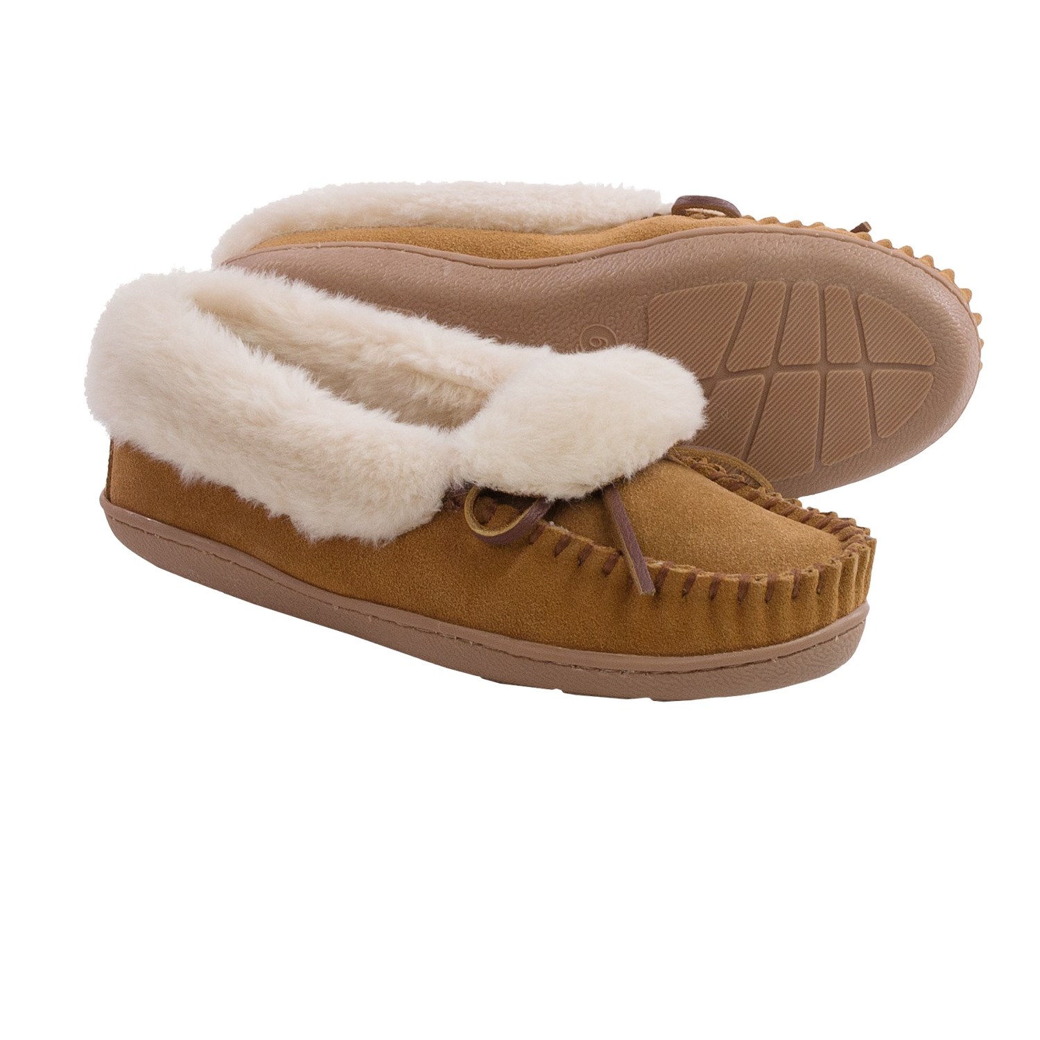 Minnetonka tracy folded store trapper slippers