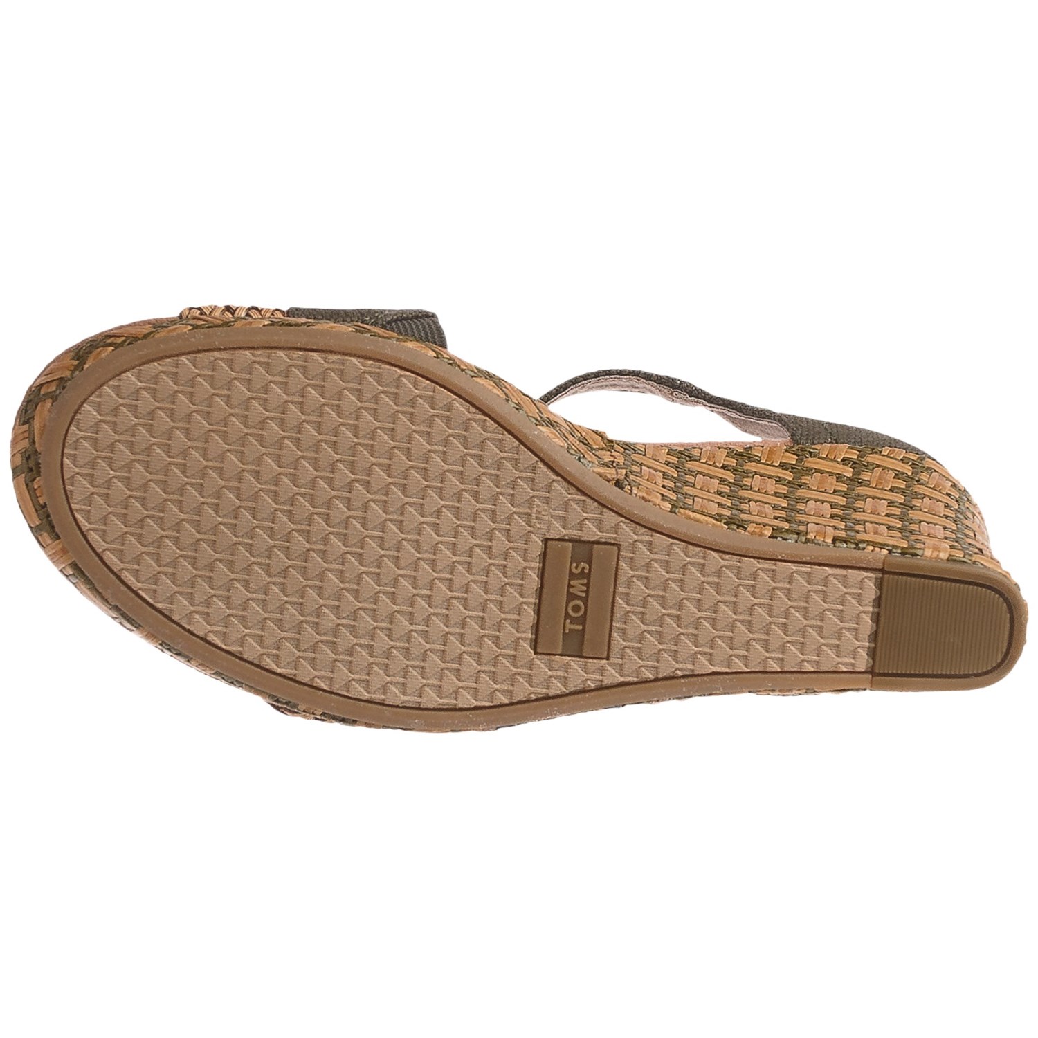 TOMS Clarissa Wrapped Wedge Sandals (For Women)