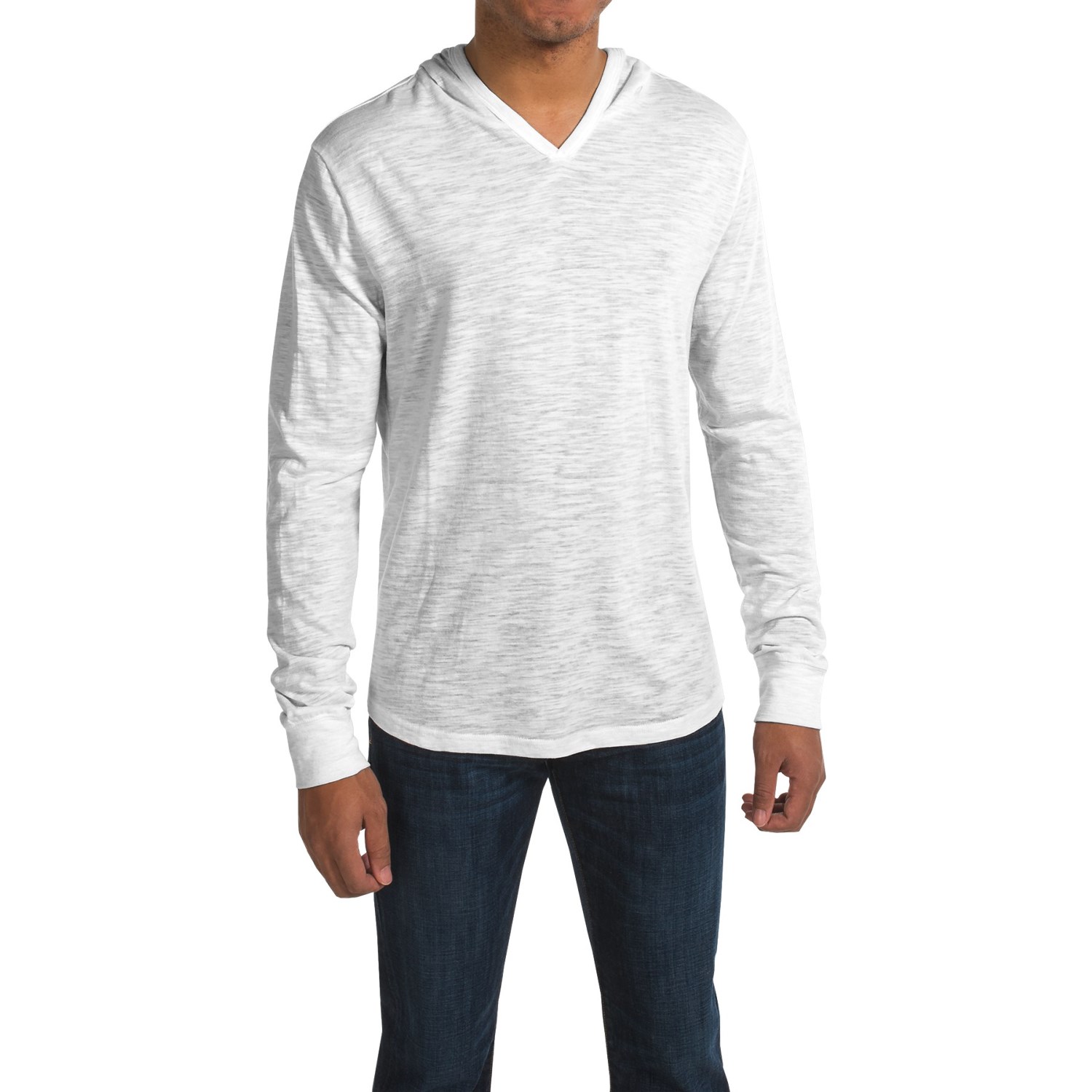 Threads 4 Thought V-Neck Hoodie Shirt - Long Sleeve (For Men)