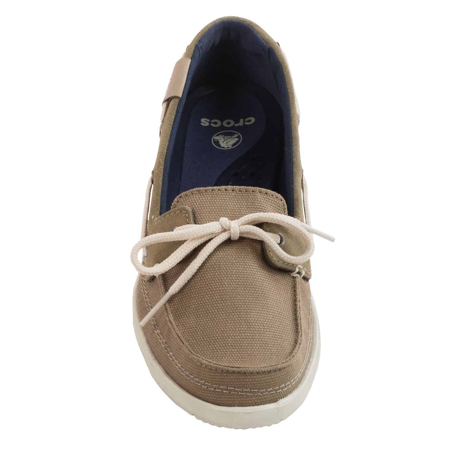 Crocs Walu Canvas Boat Shoes (For Women)