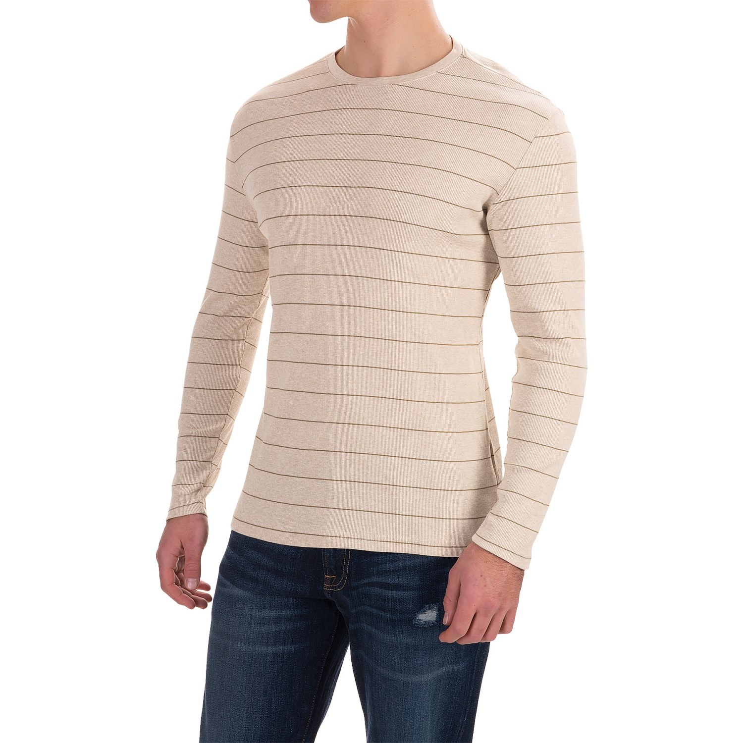 Rib-Knit Shirt - Long Sleeve (For Men)