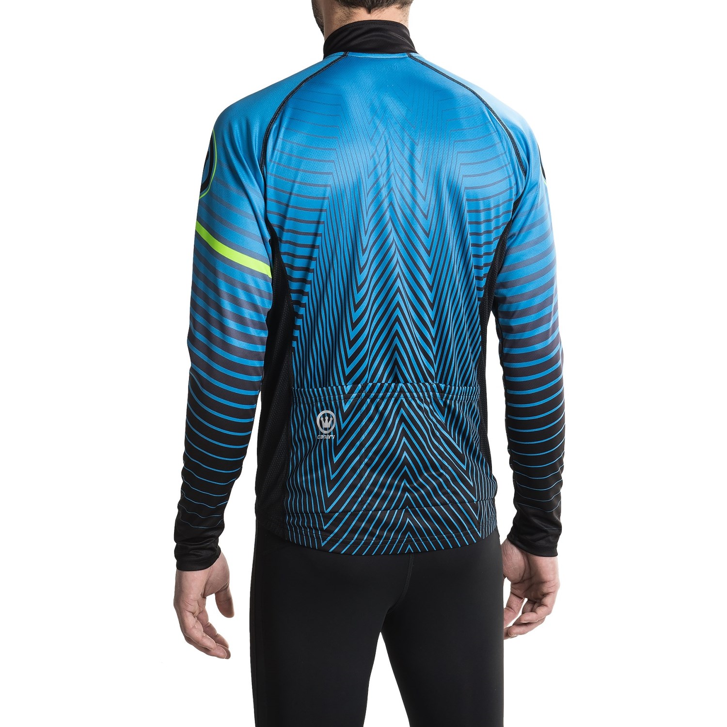 Canari Drive Cycling Jersey - UPF 30+, Full Zip, Long Sleeve (For Men)