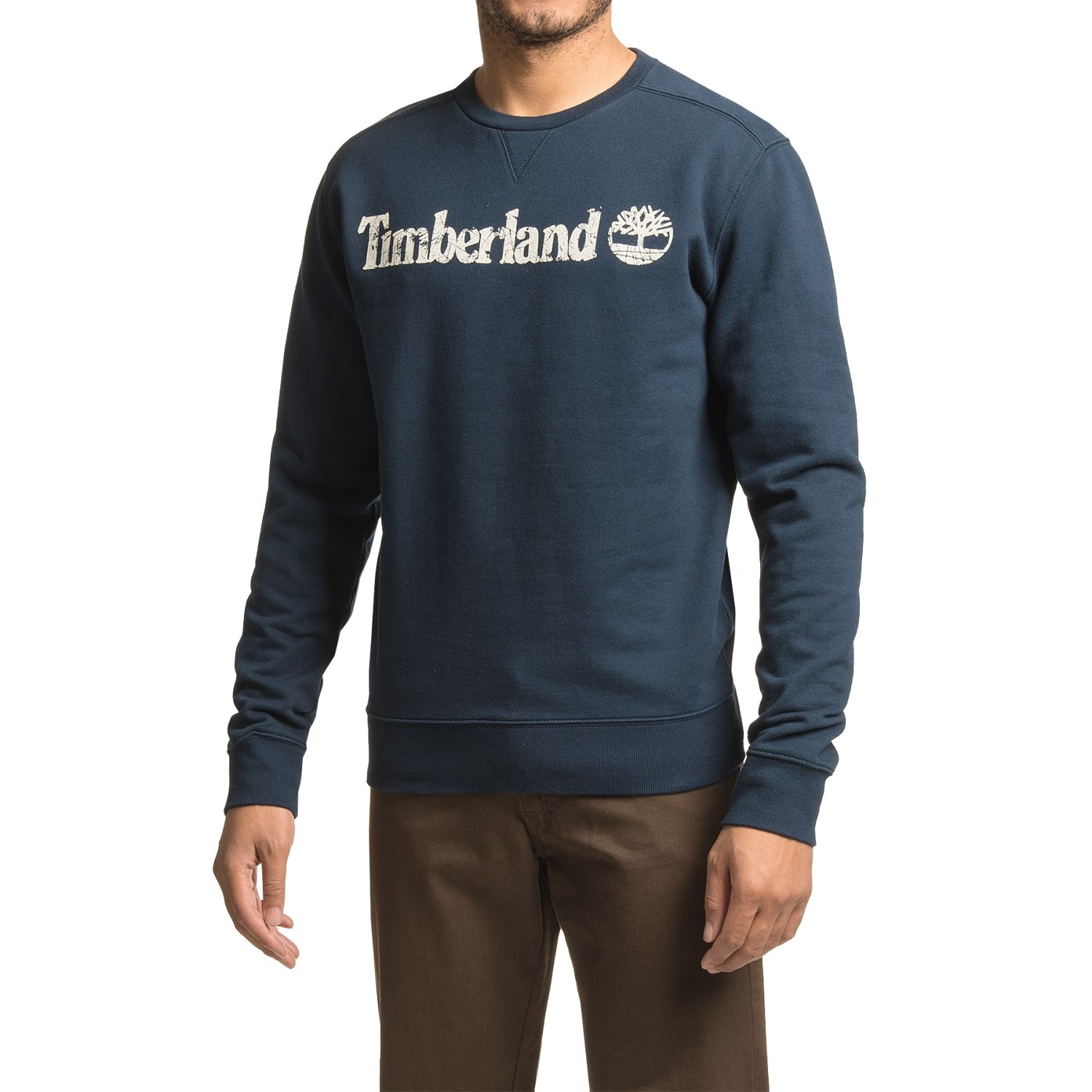 Timberland Oyster River Pullover Sweatshirt - Cotton Blend, Crew Neck, Long Sleeve (For Men)