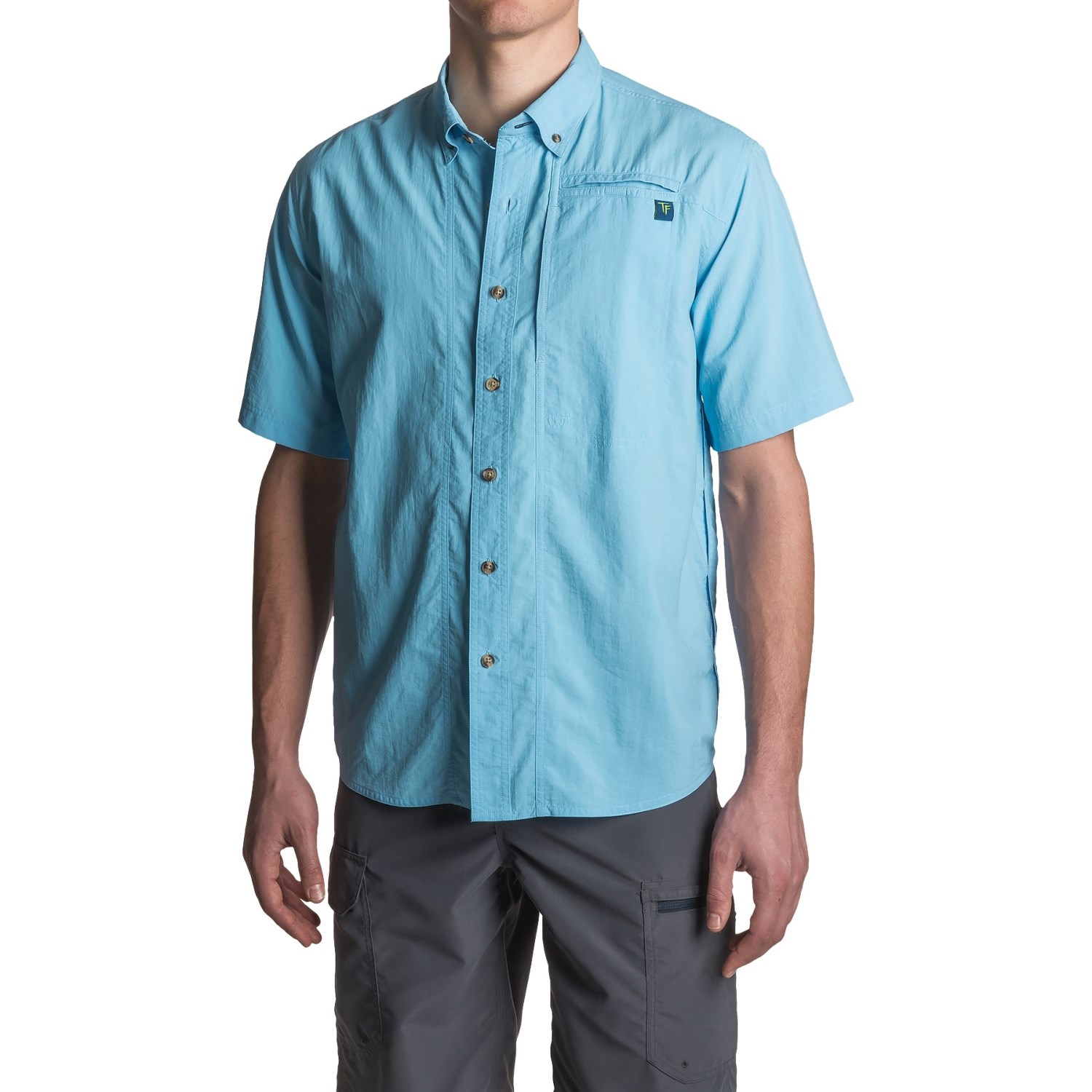 True Flies Bokeelia Nylon Shirt - UPF 30+, Short Sleeve (For Men)