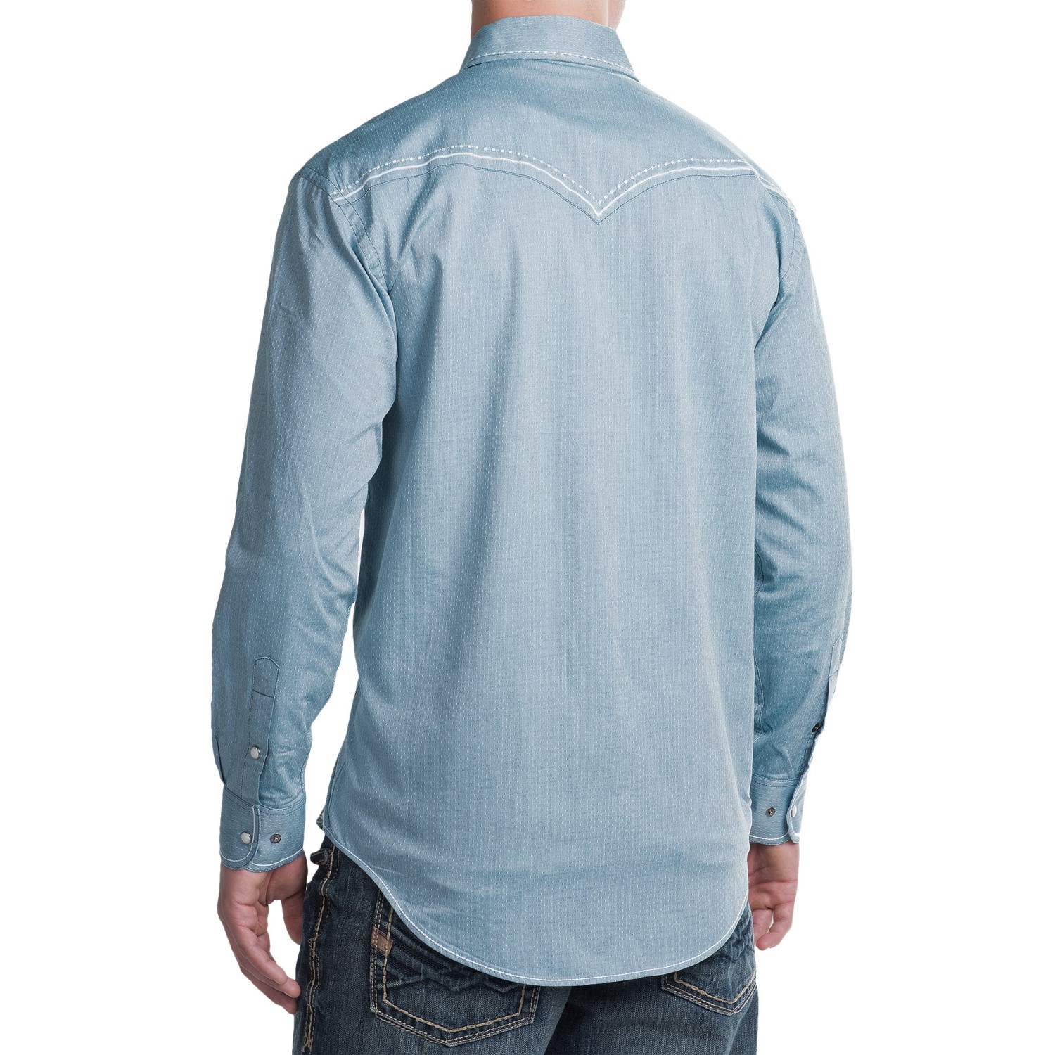 Rough Stock by Panhandle Creed Micro-Twill Western Shirt - Snap Front, Long Sleeve (For Men)