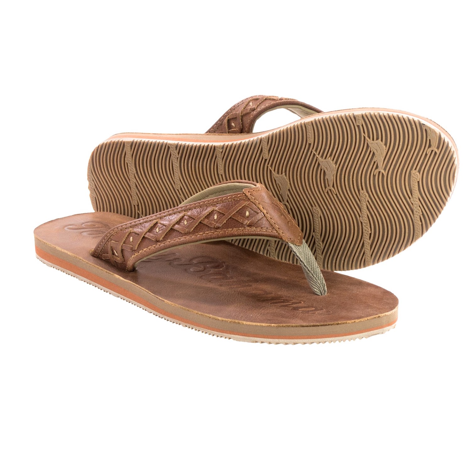 Tommy Bahama Waiheke Flip-Flops - Leather (For Men)