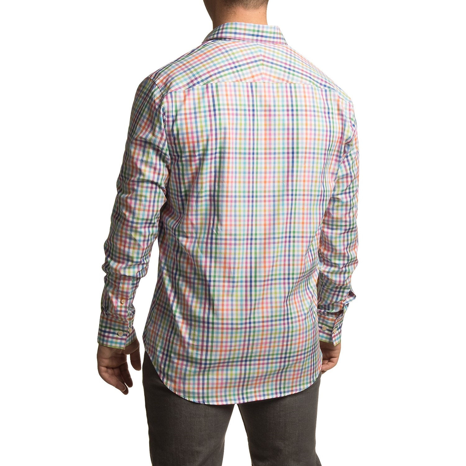 Robert Talbott Crespi III Multi-Check Sport Shirt - Cotton, Trim Fit, Long Sleeve (For Men)