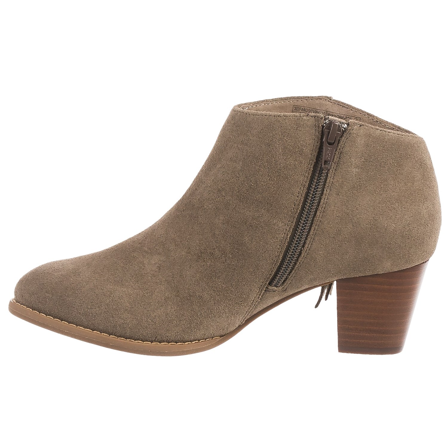 Vionic with Orthaheel Technology Faros Fringed Ankle Boots - Suede (For Women)