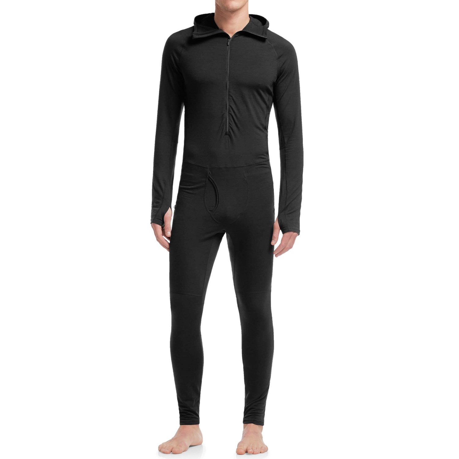 Icebreaker BodyFit 200 Zone One Sheep Base Layer Suit - Merino Wool, Zip Neck (For Men)