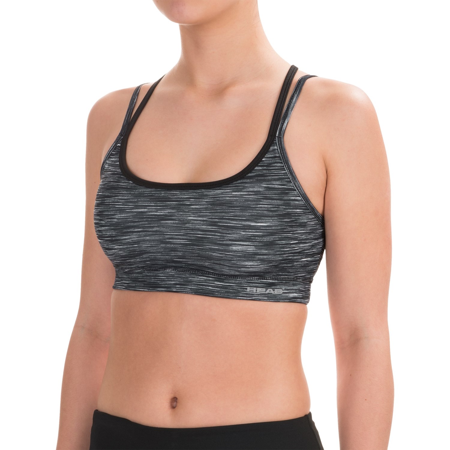 Head Neko Space-Dyed Sports Bra - Removable Cups, Medium Impact (For Women)