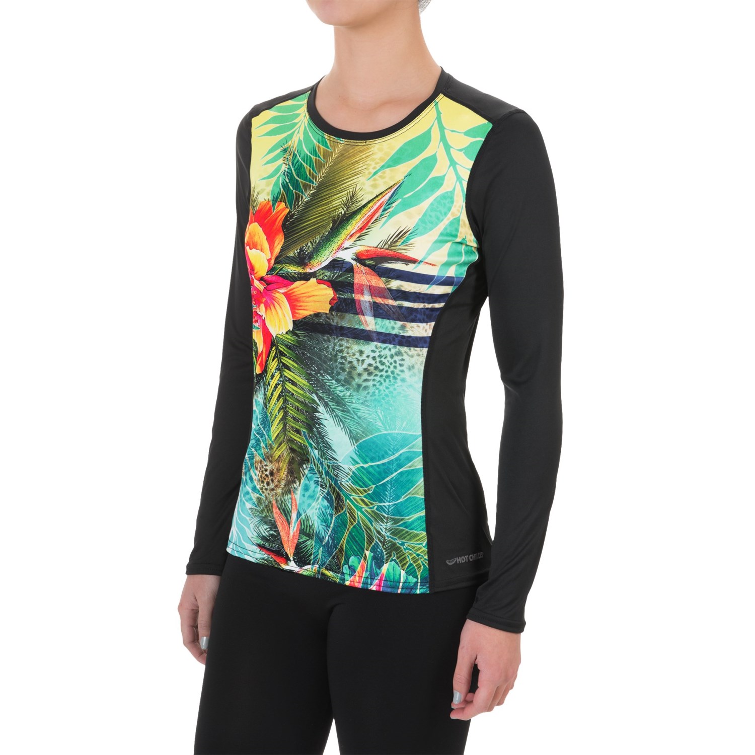 Hot Chillys Peachskins Print Base Layer Top - Midweight, Long Sleeve (For Women)