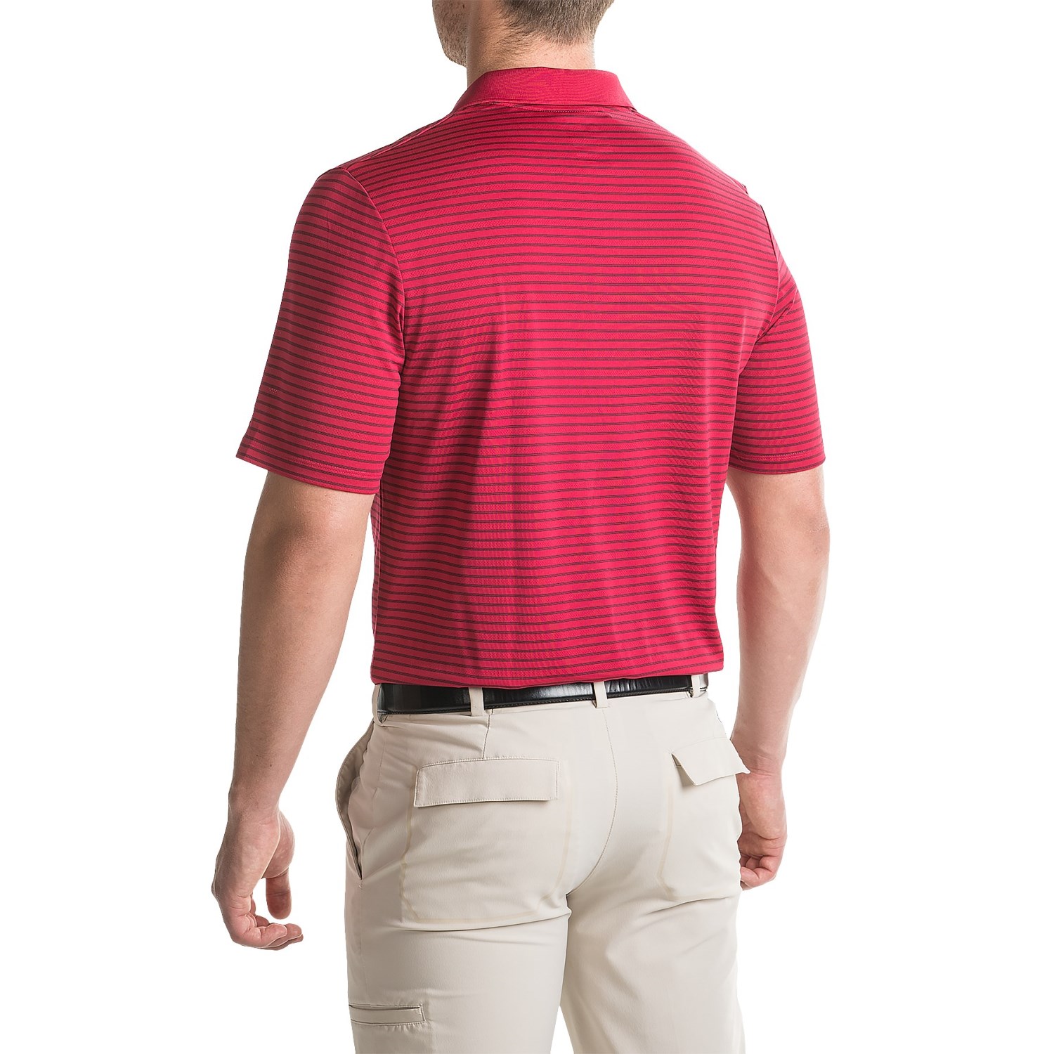 adidas golf ClimaCool® 2-Color Pencil Stripe Polo Shirt - Short Sleeve (For Men)