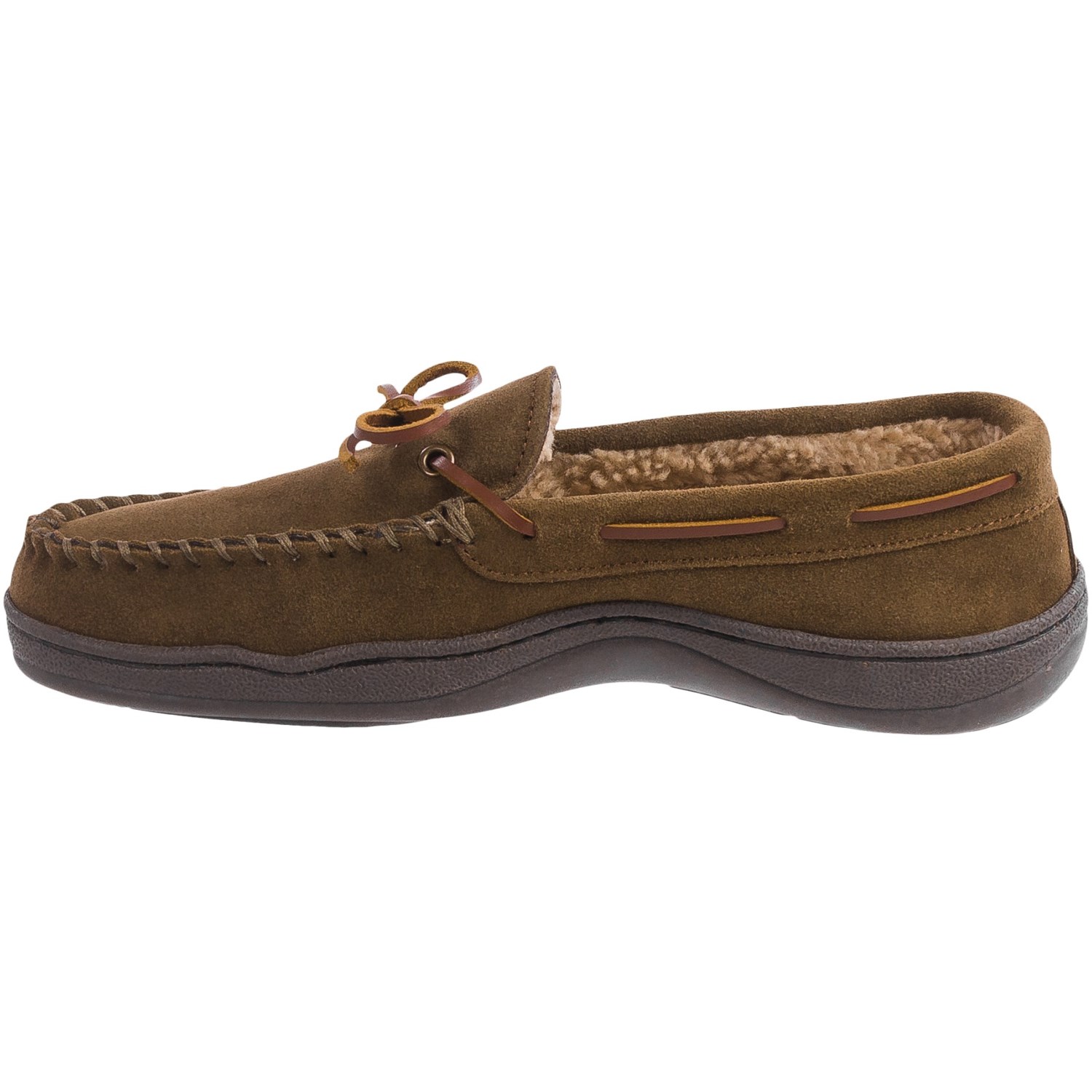 Clarks Suede Moccasins - Sherpa Lined (For Men)