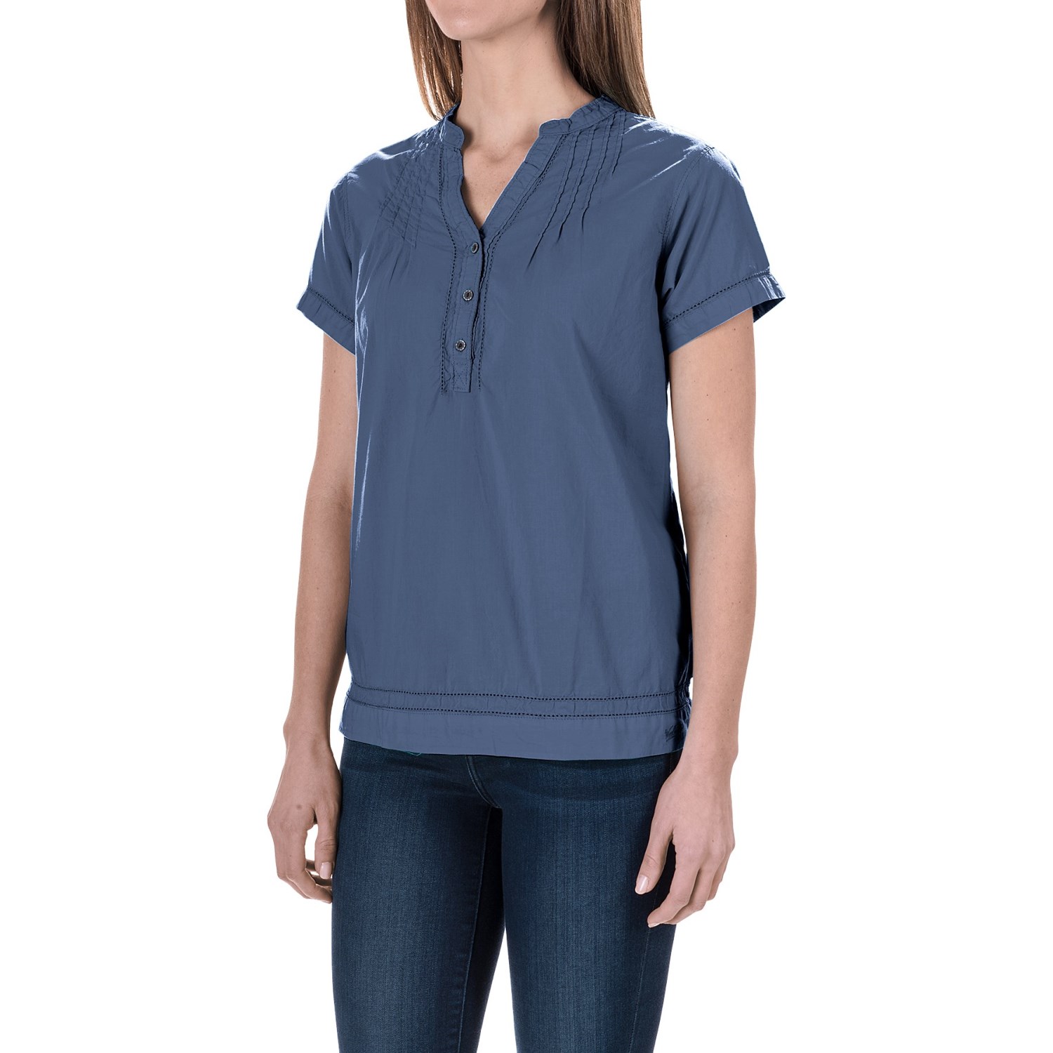 Woolrich Bells Mills Tunic Shirt - Short Sleeve (For Women)