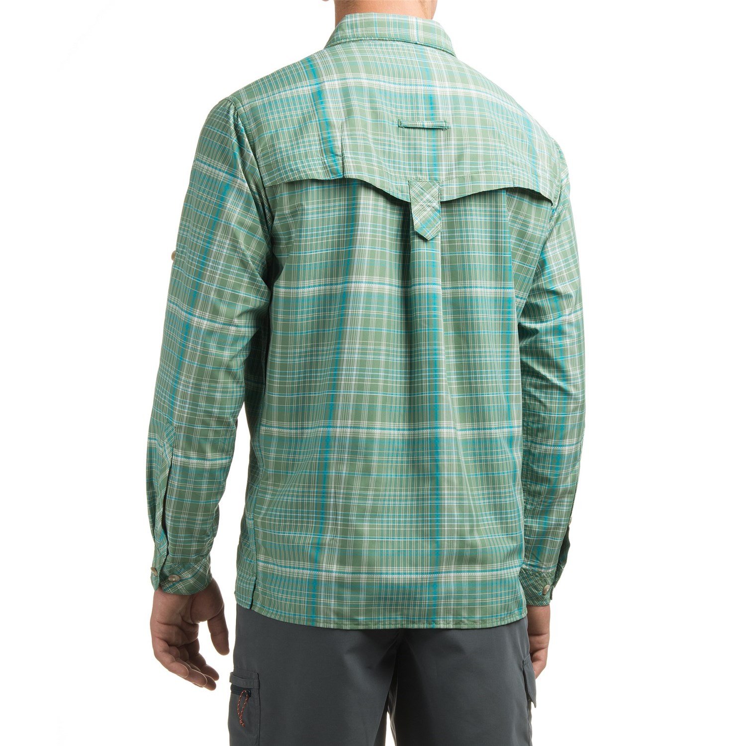 ExOfficio Air Strip Macro Plaid Shirt - UPF 30+, Button Front, Long Sleeve (For Men)