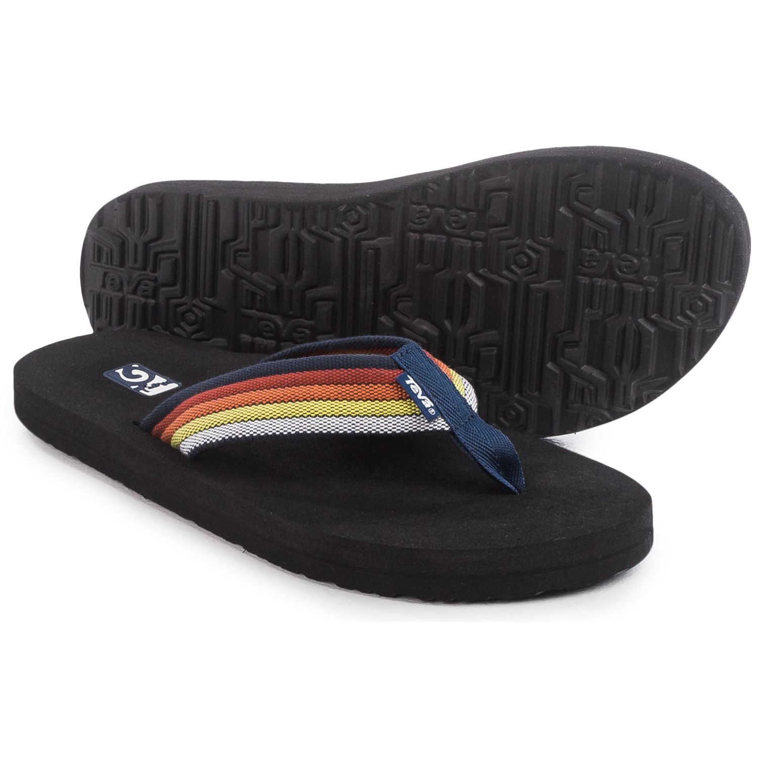 Teva Mush® II Canvas Flip-Flops (For Men)