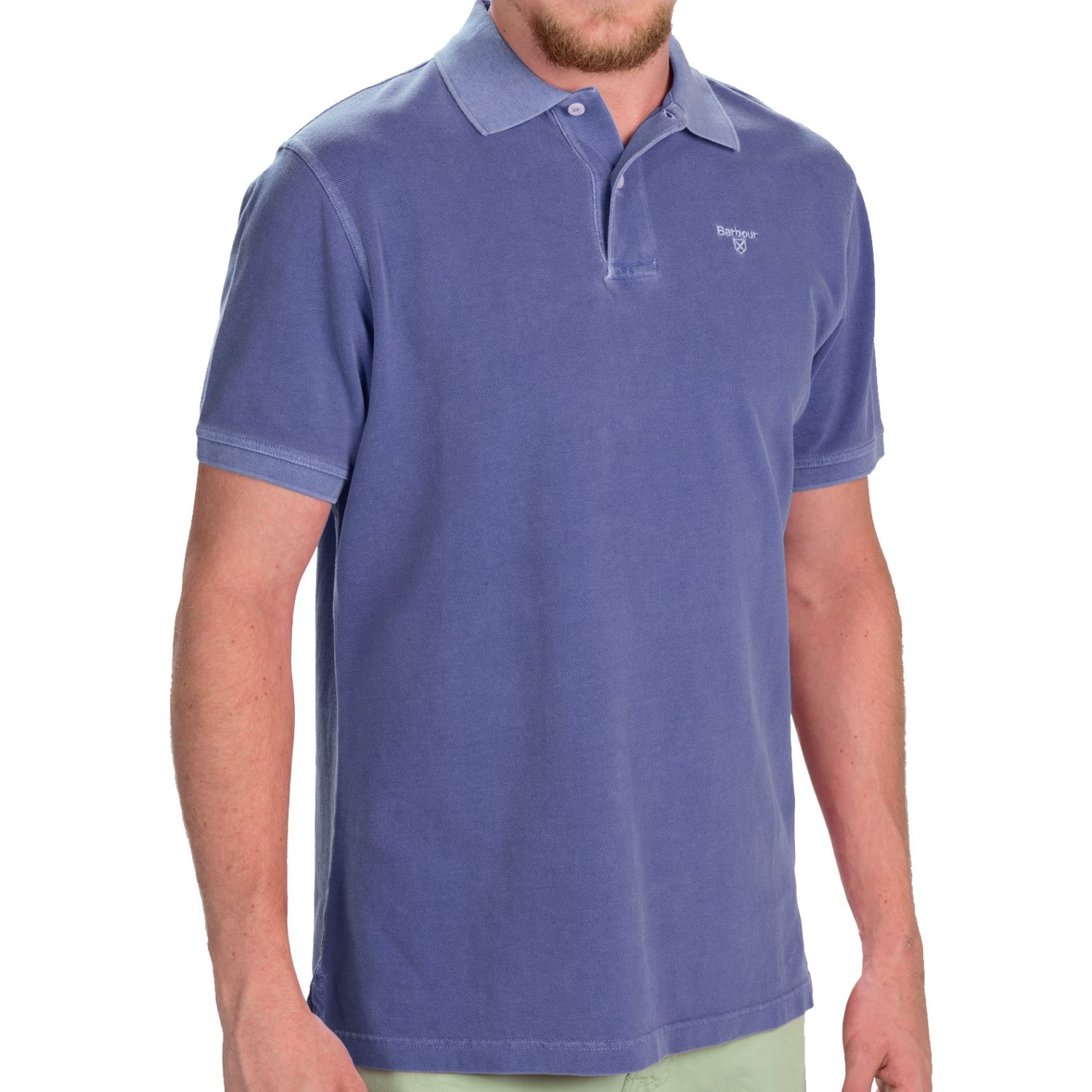 Barbour Washed Sports Polo Shirt - Short Sleeve (For Men)