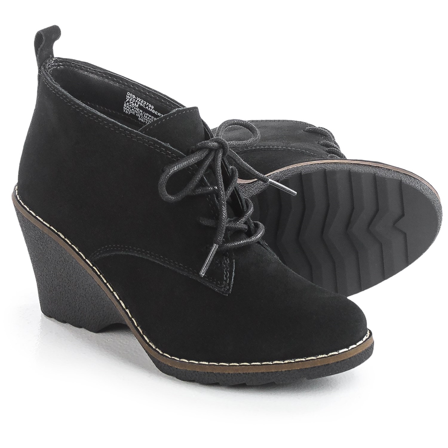 White Mountain Lambert Wedge Ankle Boots - Suede (For Women)